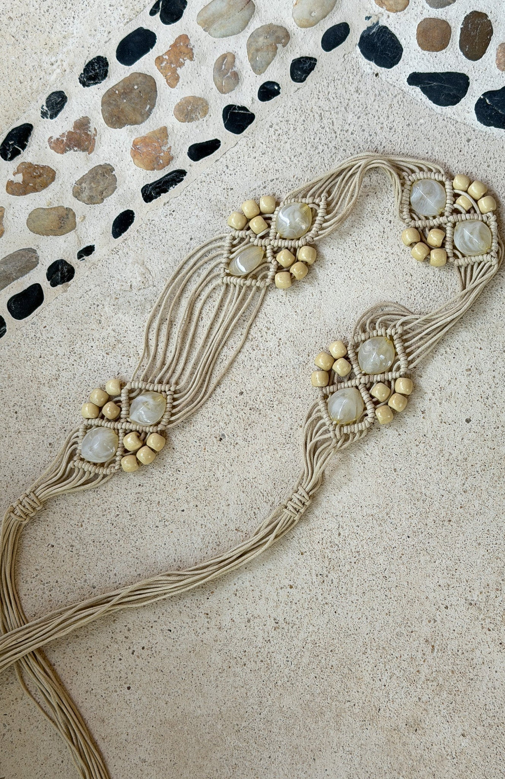 White Fox Sasa Wrap Belt White