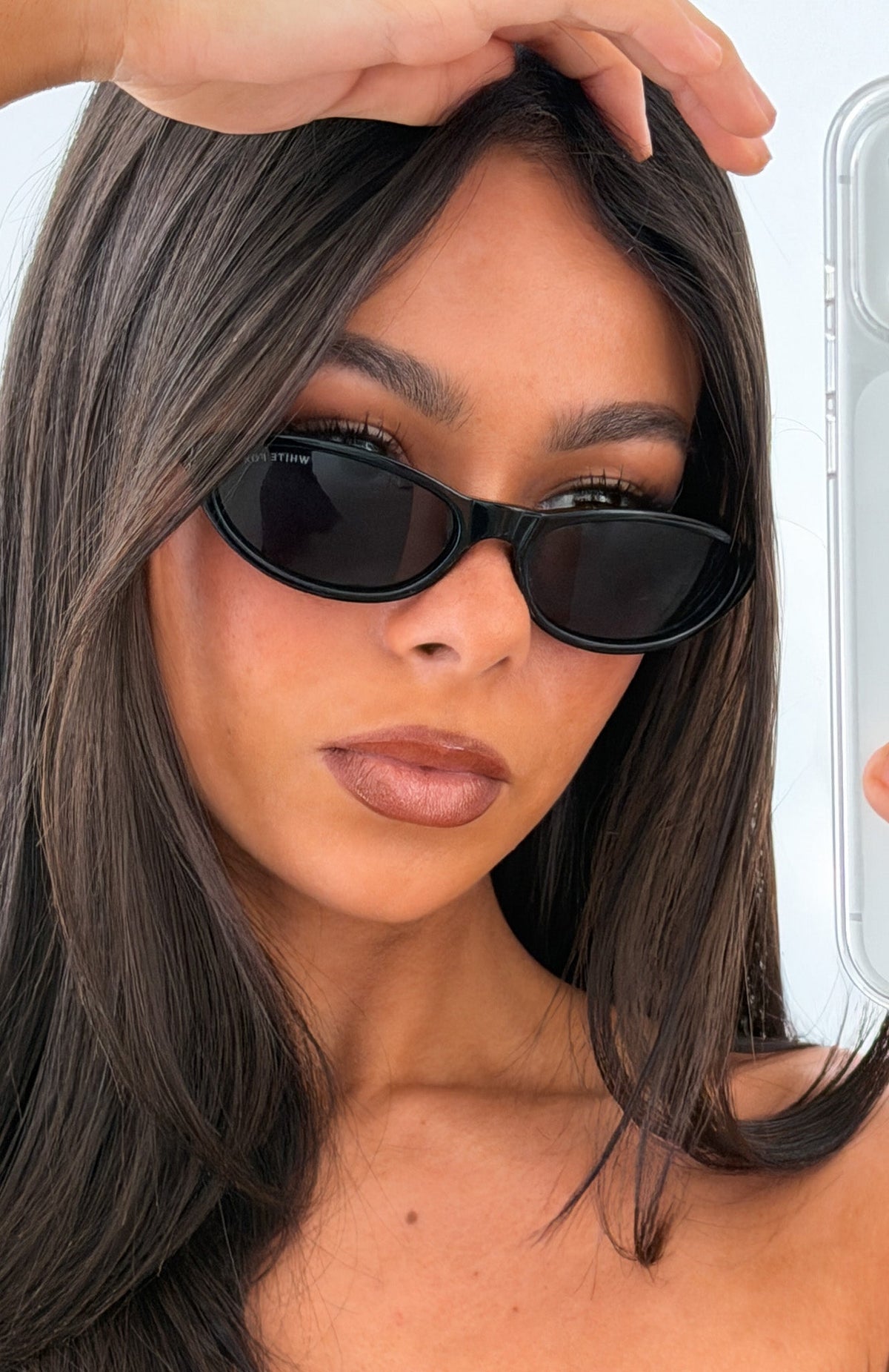 White Fox Mylah Sunglasses Black