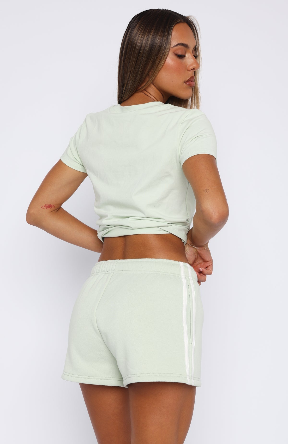White Fox 11th Street Out & About Lounge Shorts Iced Matcha
