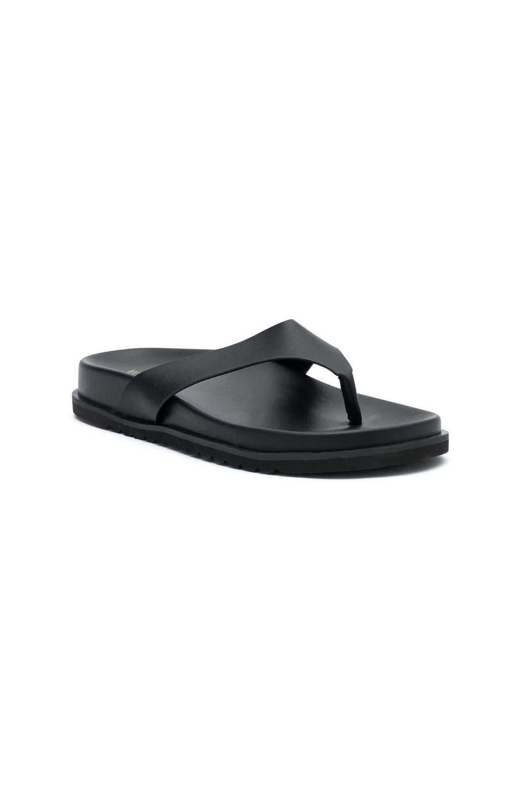 White Fox Leonato Thong Sandals Black