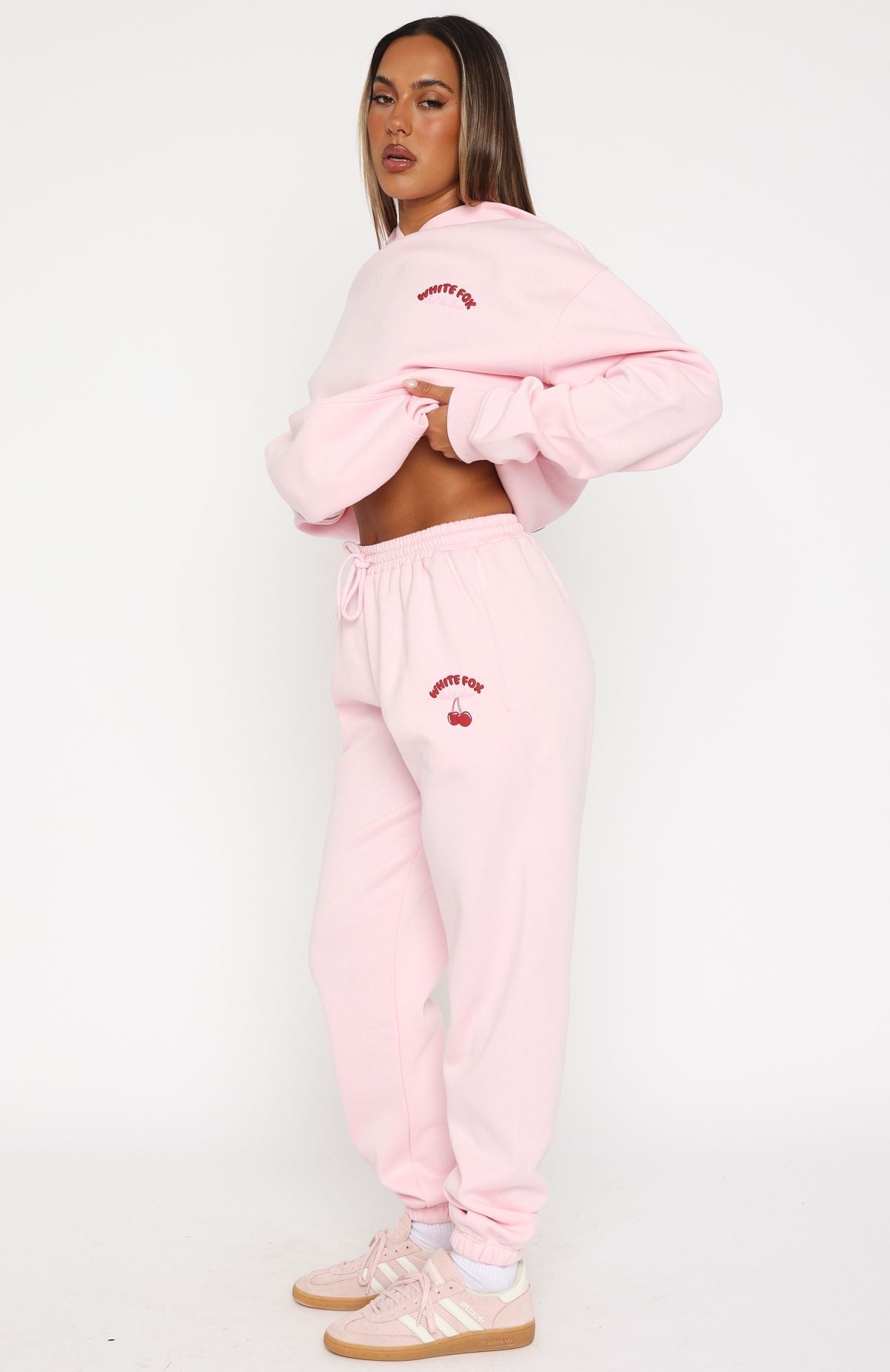 White Fox Love Me Tender Sweatpants Pink