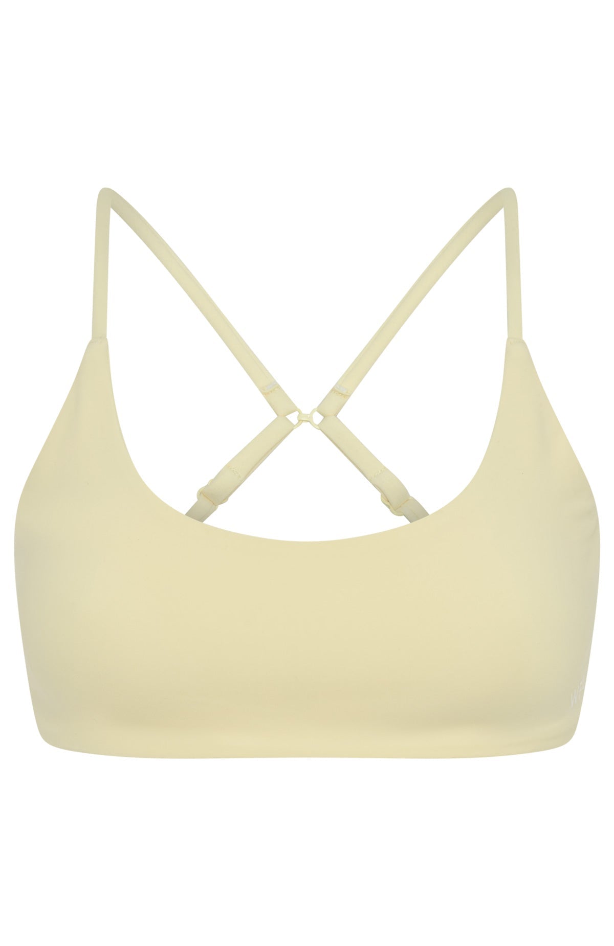 White Fox Motivate You Sports Bra Lemon