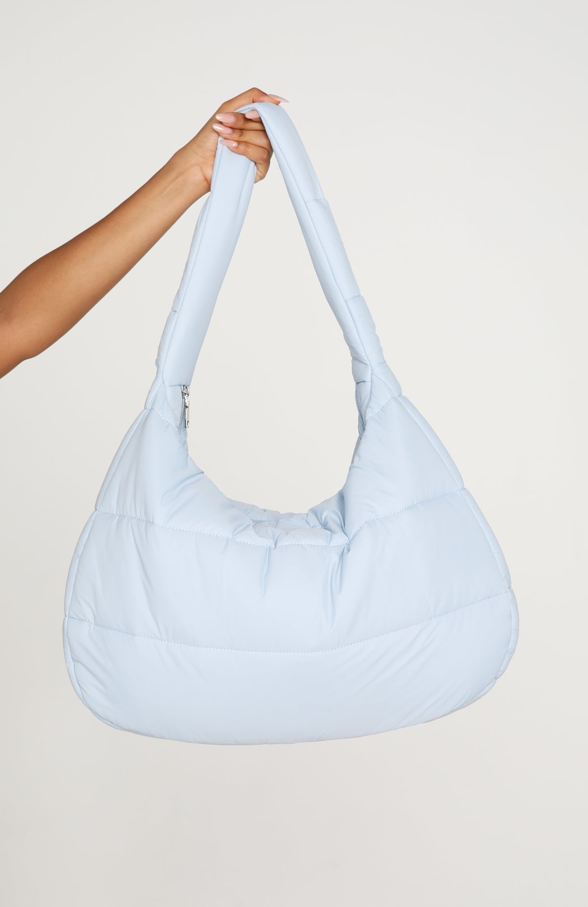 White Fox Mac Shoulder Bag Icy Blue