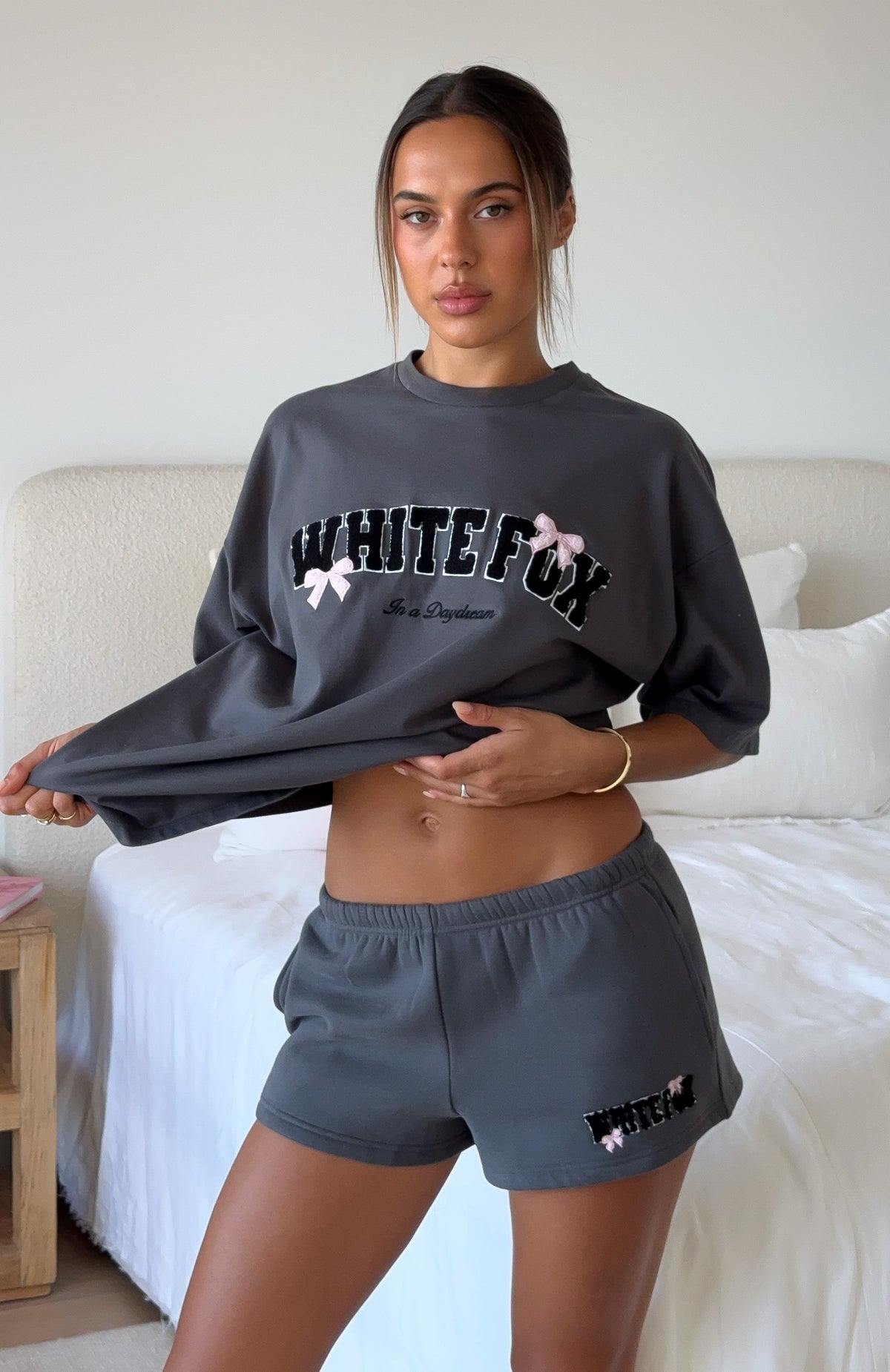 White Fox Daydreamers Madeline Lounge Shorts Volcanic