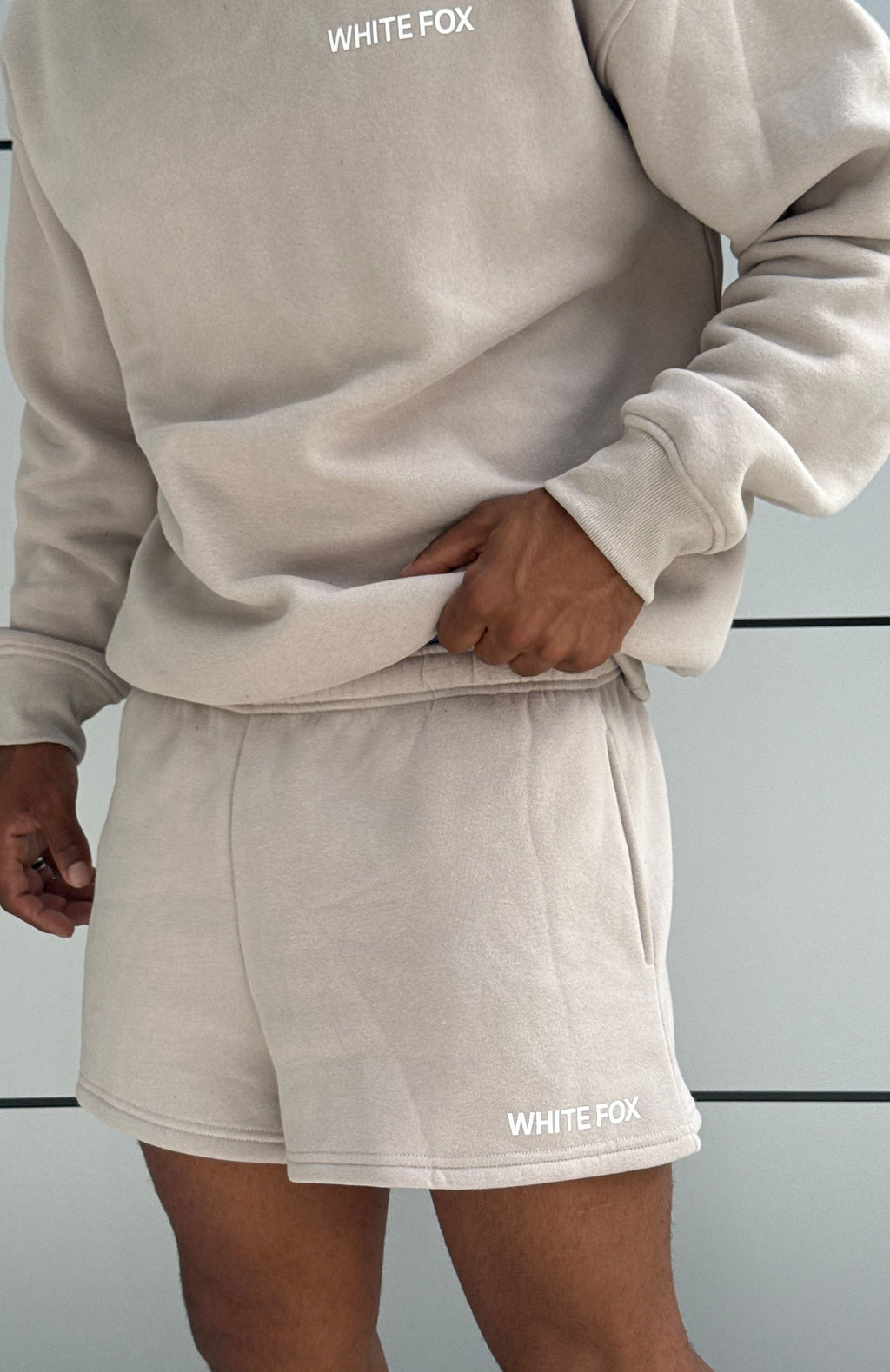 White Fox Core Classic Lounge Shorts Moon
