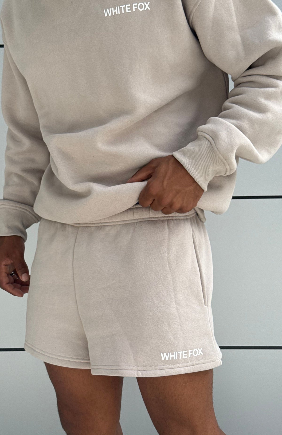 White Fox Core Classic Lounge Shorts Moon