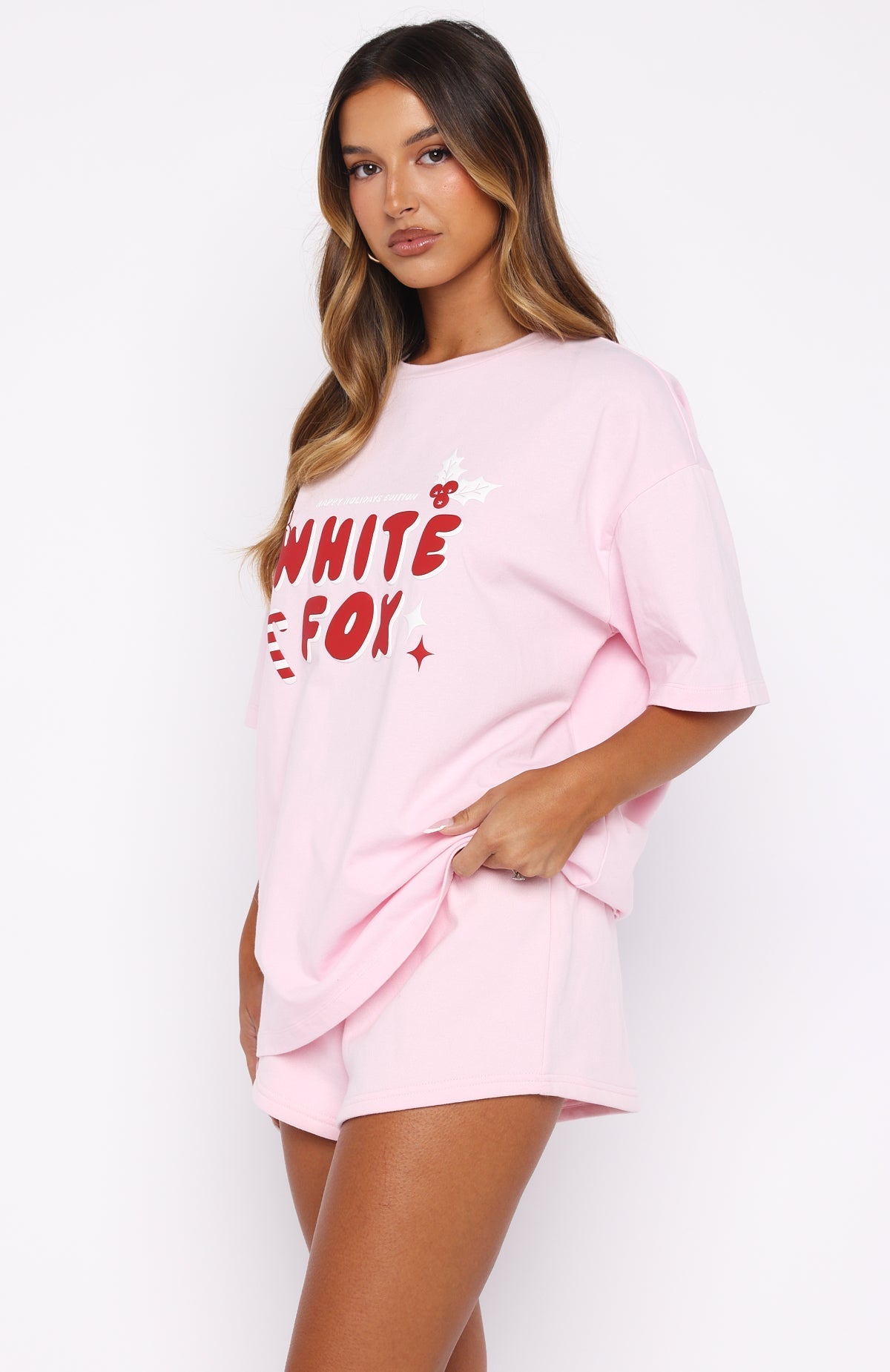 White Fox Favourite Time Of The Year Oversized Tee Posy