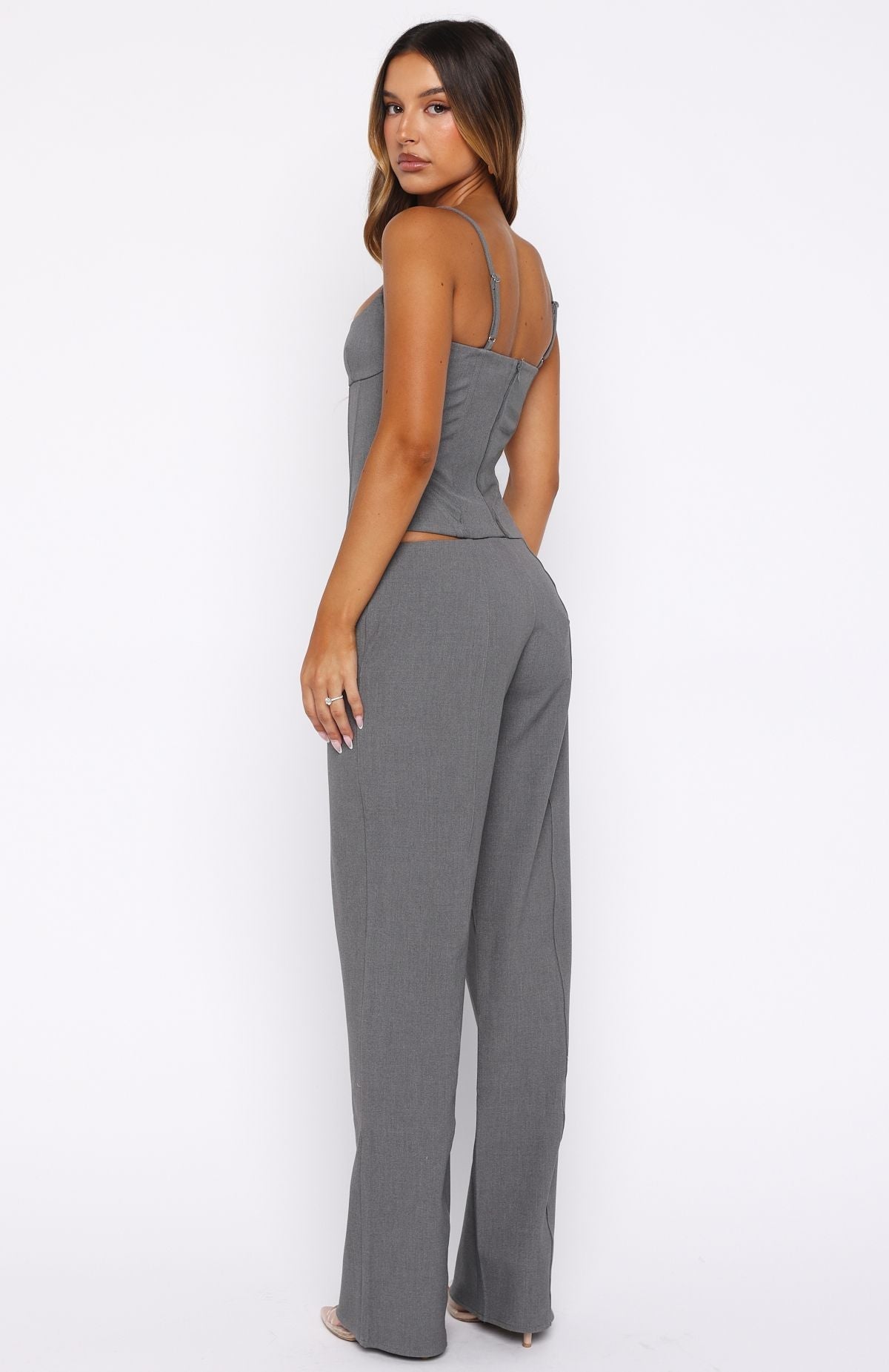 White Fox Sunny Seine Pants Grey