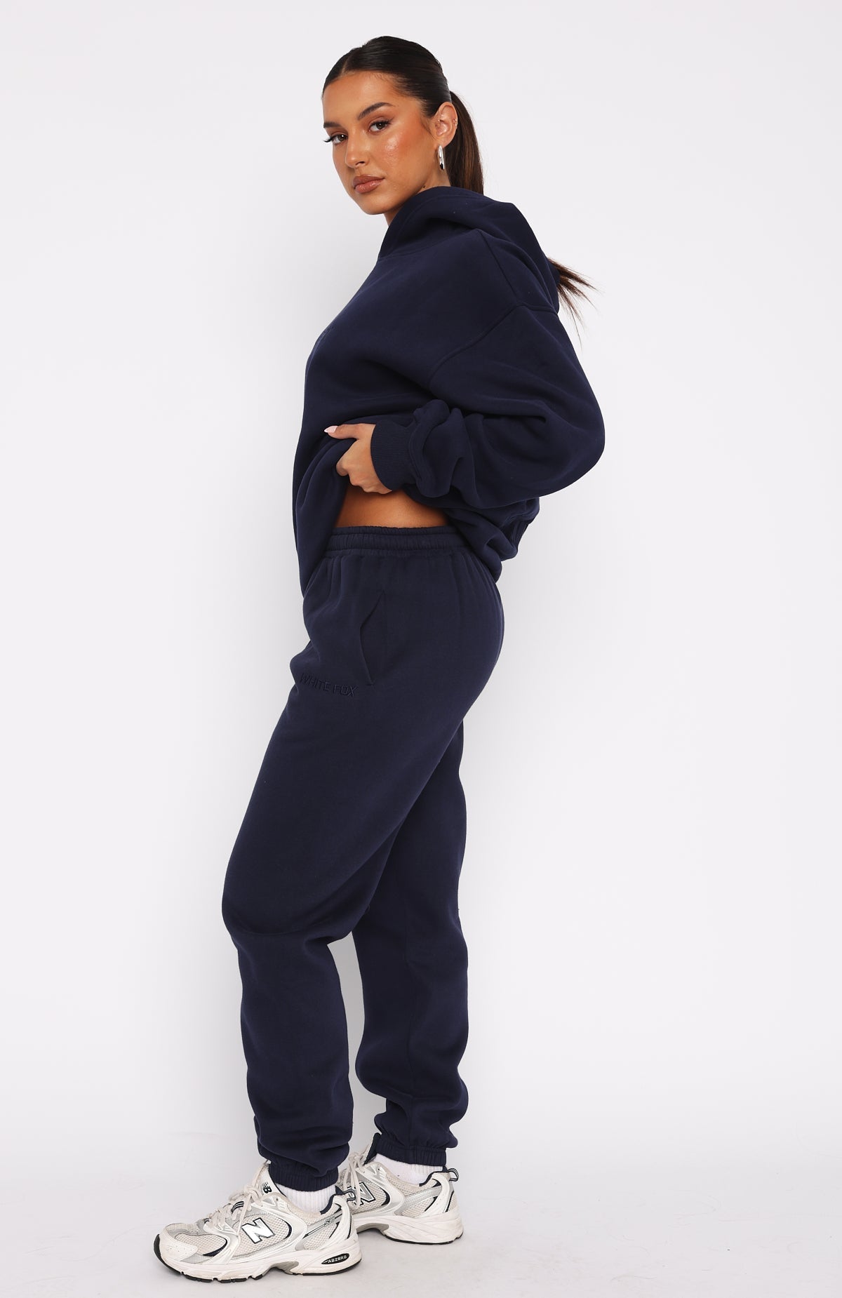 White Fox Stay Lifted Sweatpants Navy