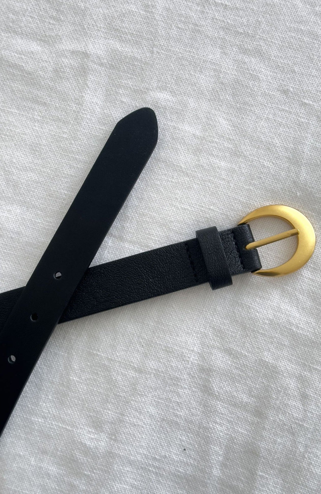 White Fox Titan Belt Black/Vintage Gold
