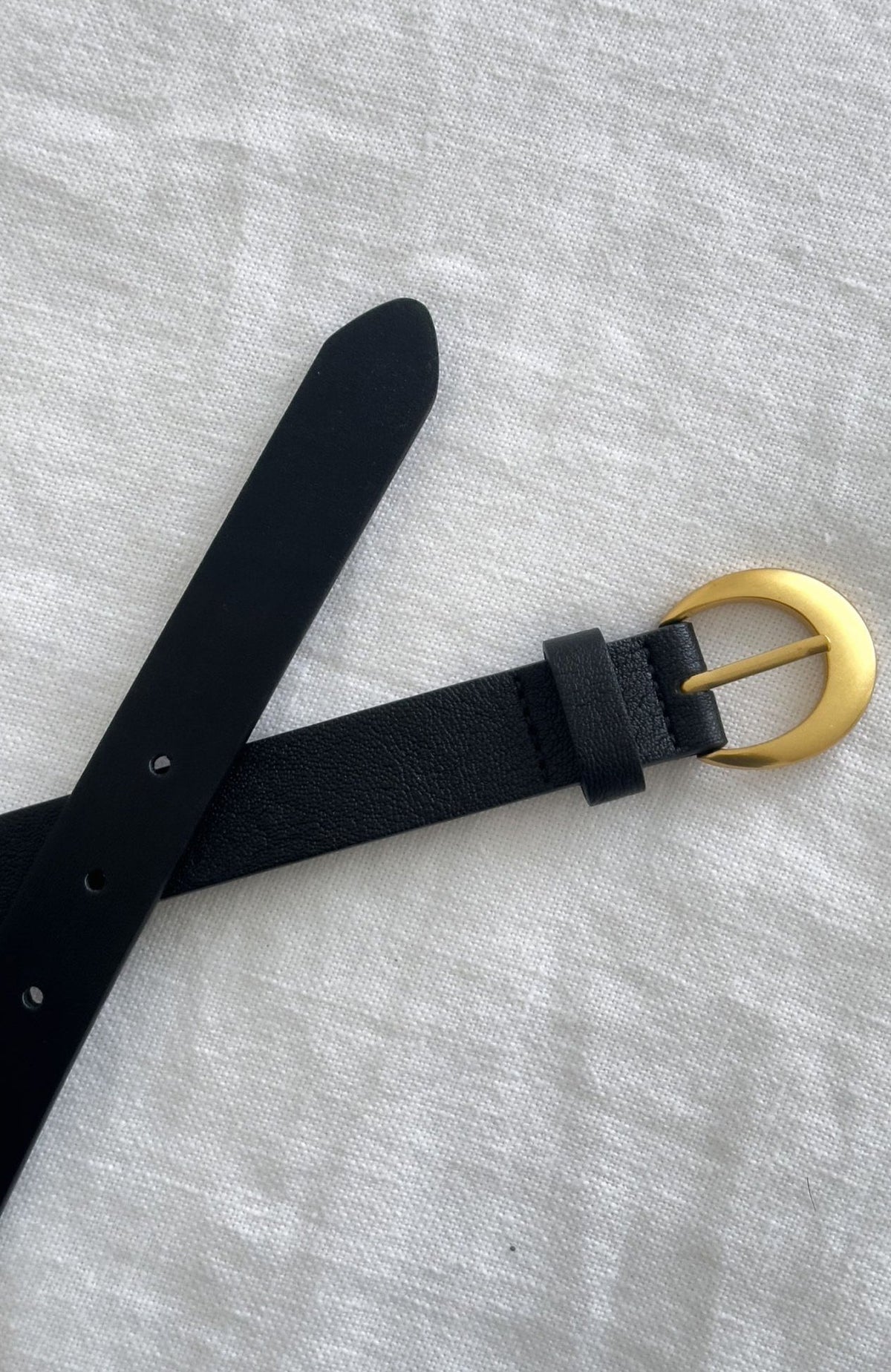 White Fox Titan Belt Black/Vintage Gold