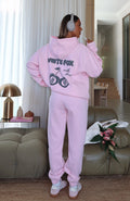 White Fox With Love In The Moment Sweatpants Pink