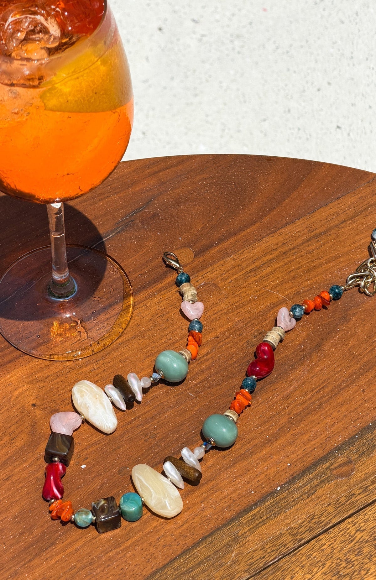 White Fox Emmett Necklace Multi