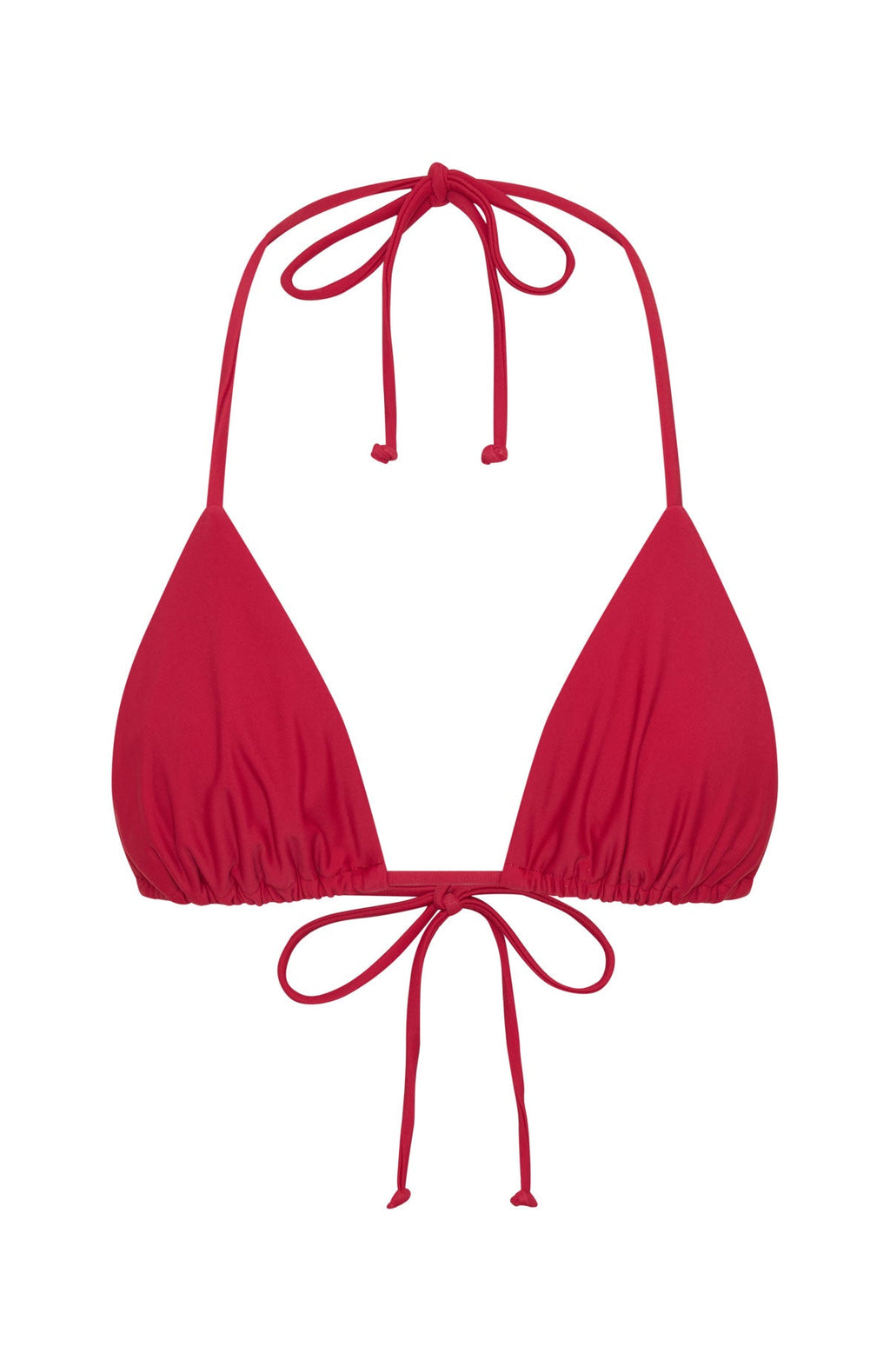 White Fox Golden Hour Bikini Top Cherry Red