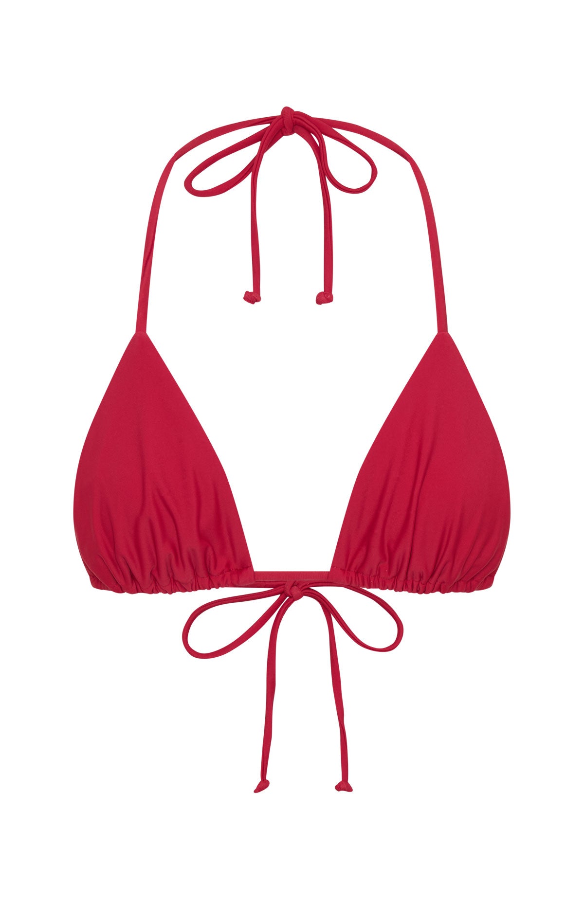 White Fox Golden Hour Bikini Top Cherry Red