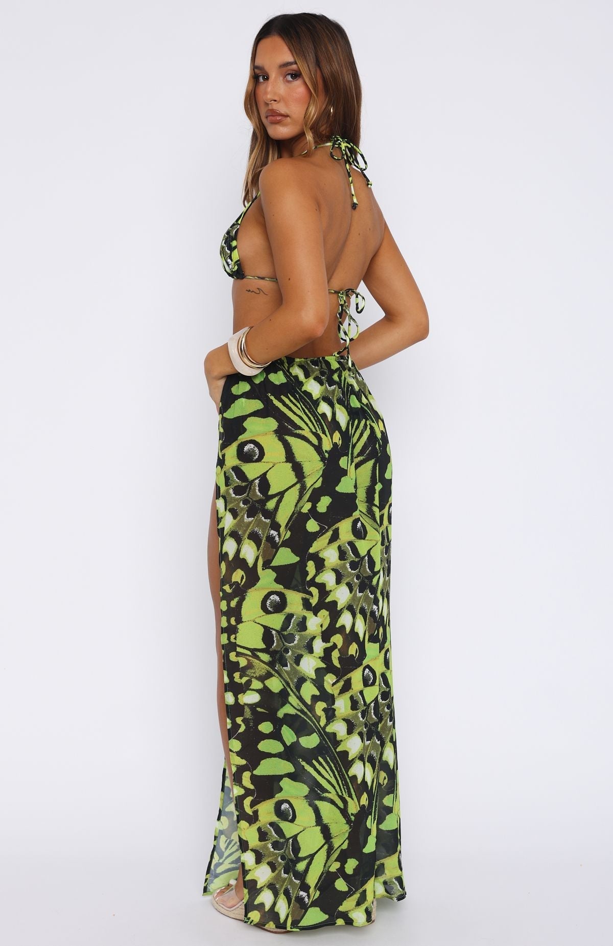 White Fox Tropical Life Sarong Lime Whisper