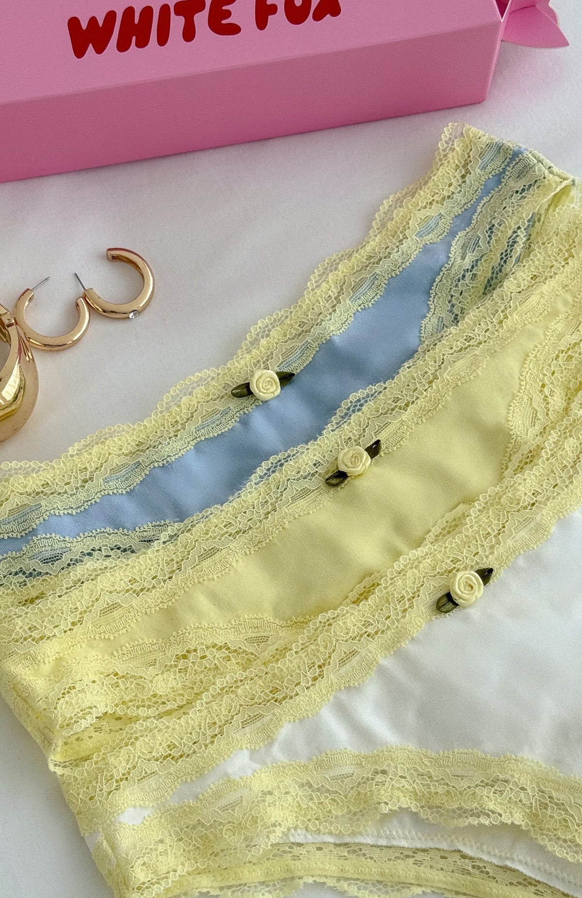 White Fox Sweet Love 3-Pack Underwear Set Lemon Mix