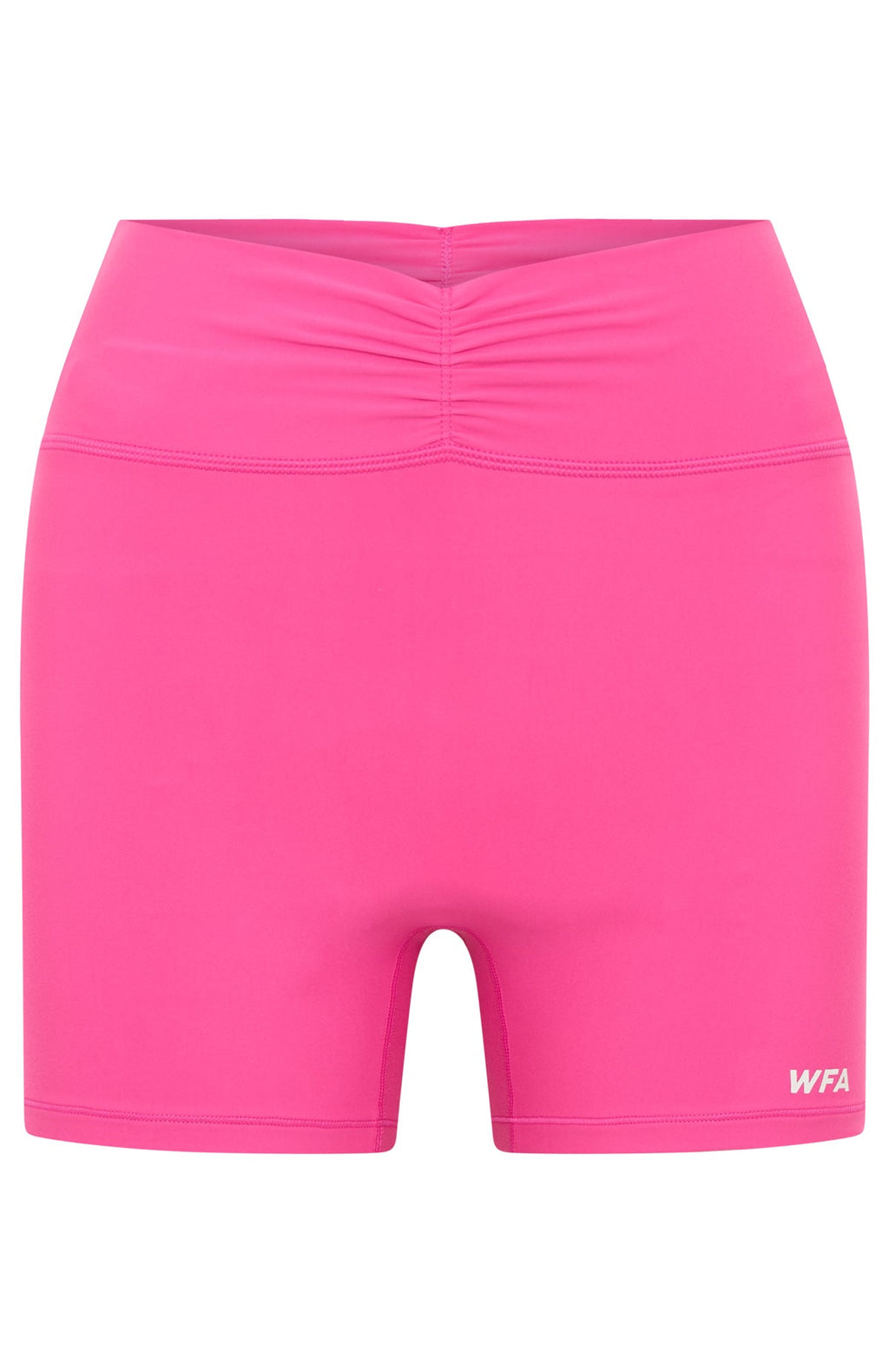 White Fox Radiate High Waisted Shorts Bubblegum
