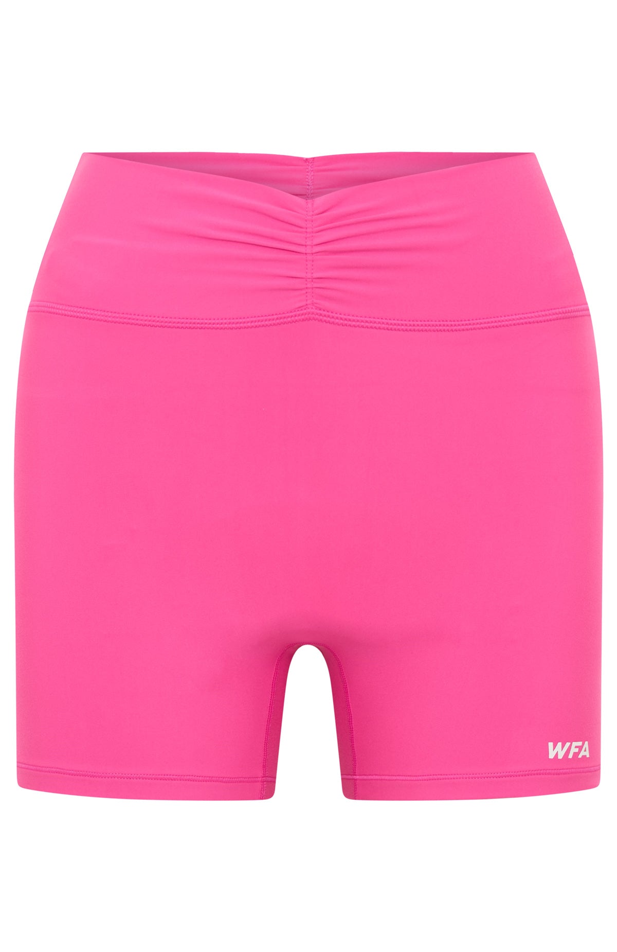 White Fox Radiate High Waisted Shorts Bubblegum