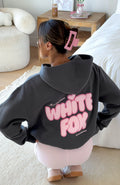 White Fox Daydreamers Angelina Oversized Hoodie Volcanic