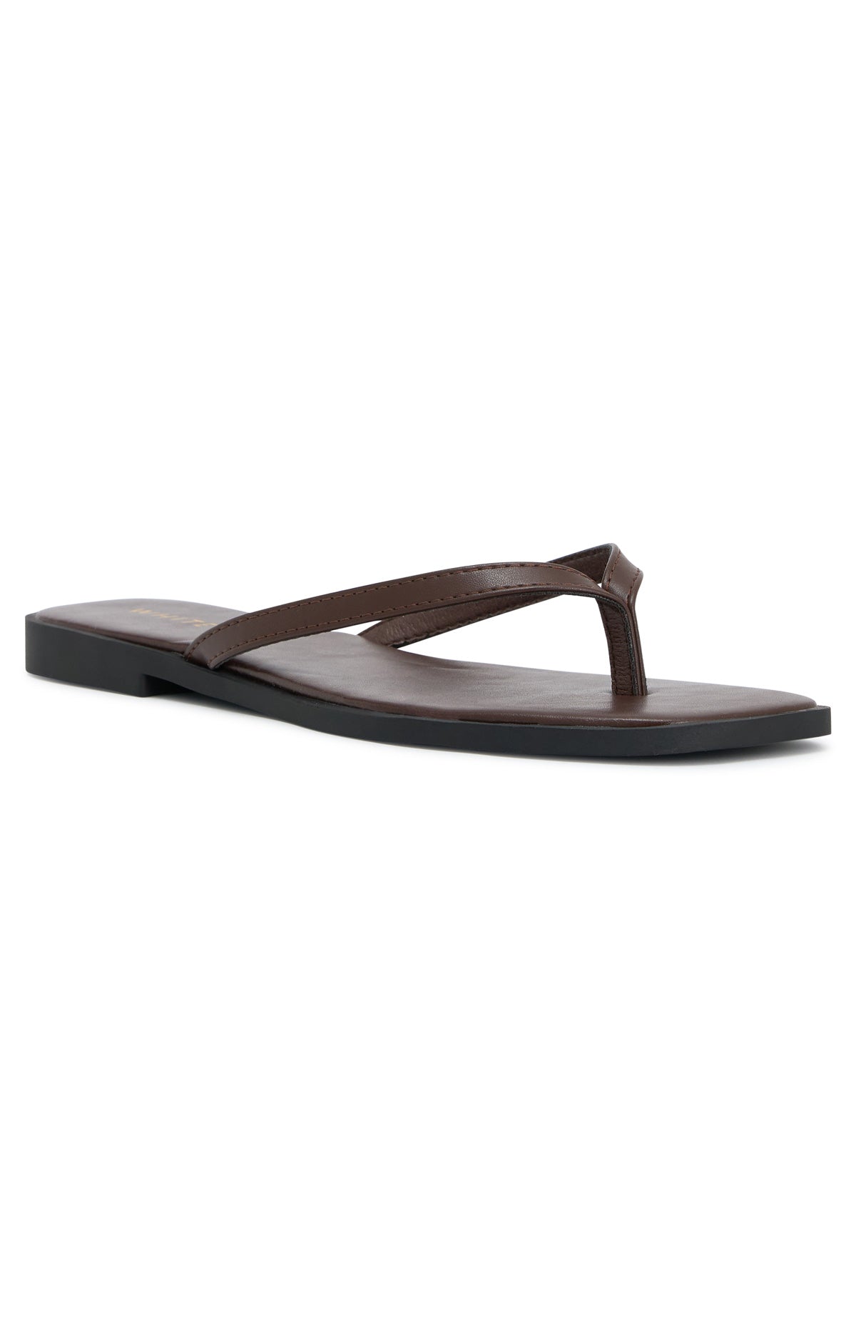 White Fox Breccan Thong Sandals Chocolate