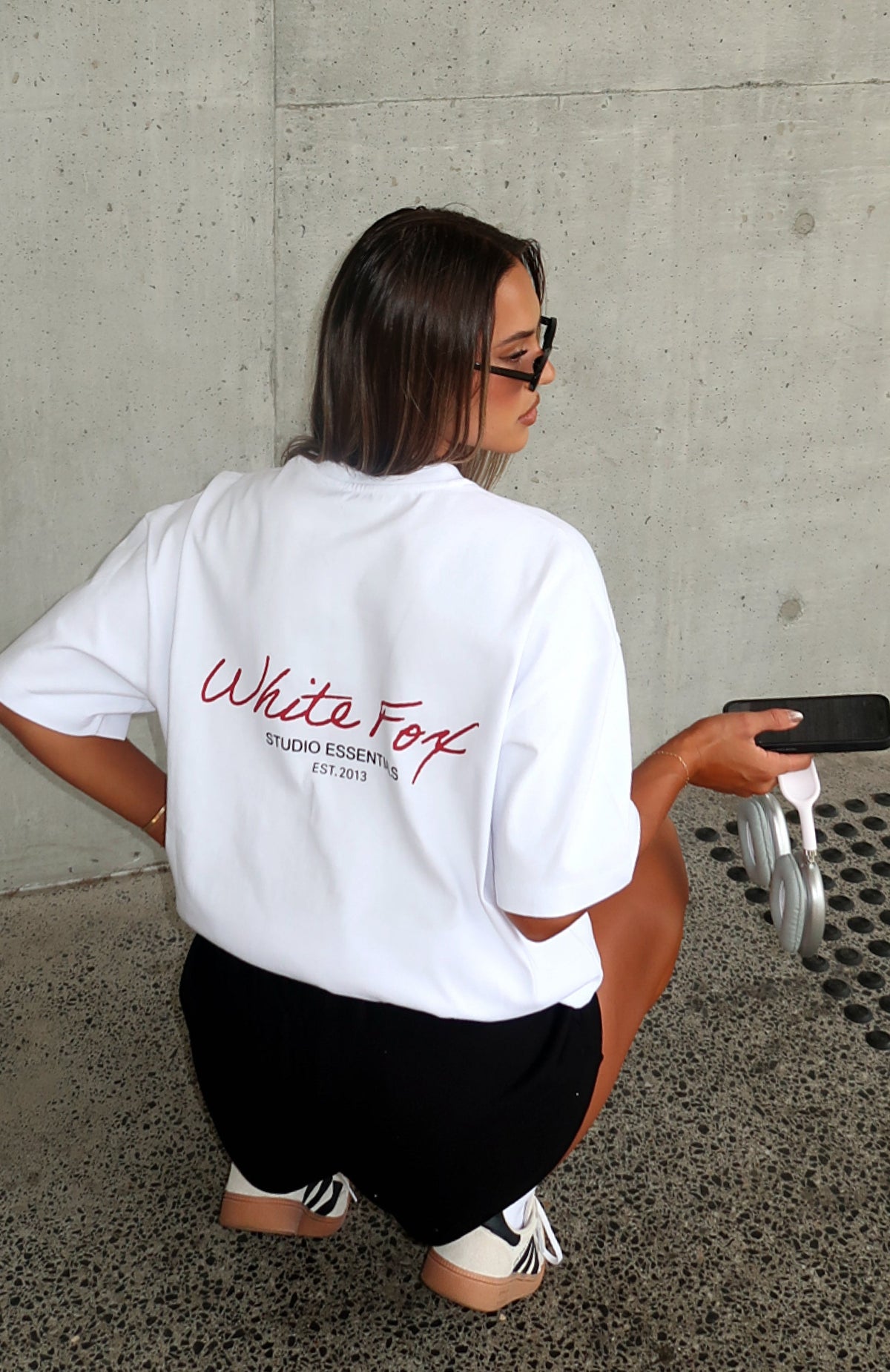 White Fox Studio Essentials Oversized Tee White