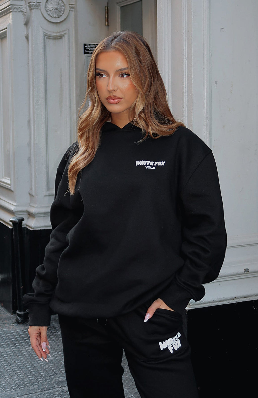 White Fox Offstage Hoodie Monochrome
