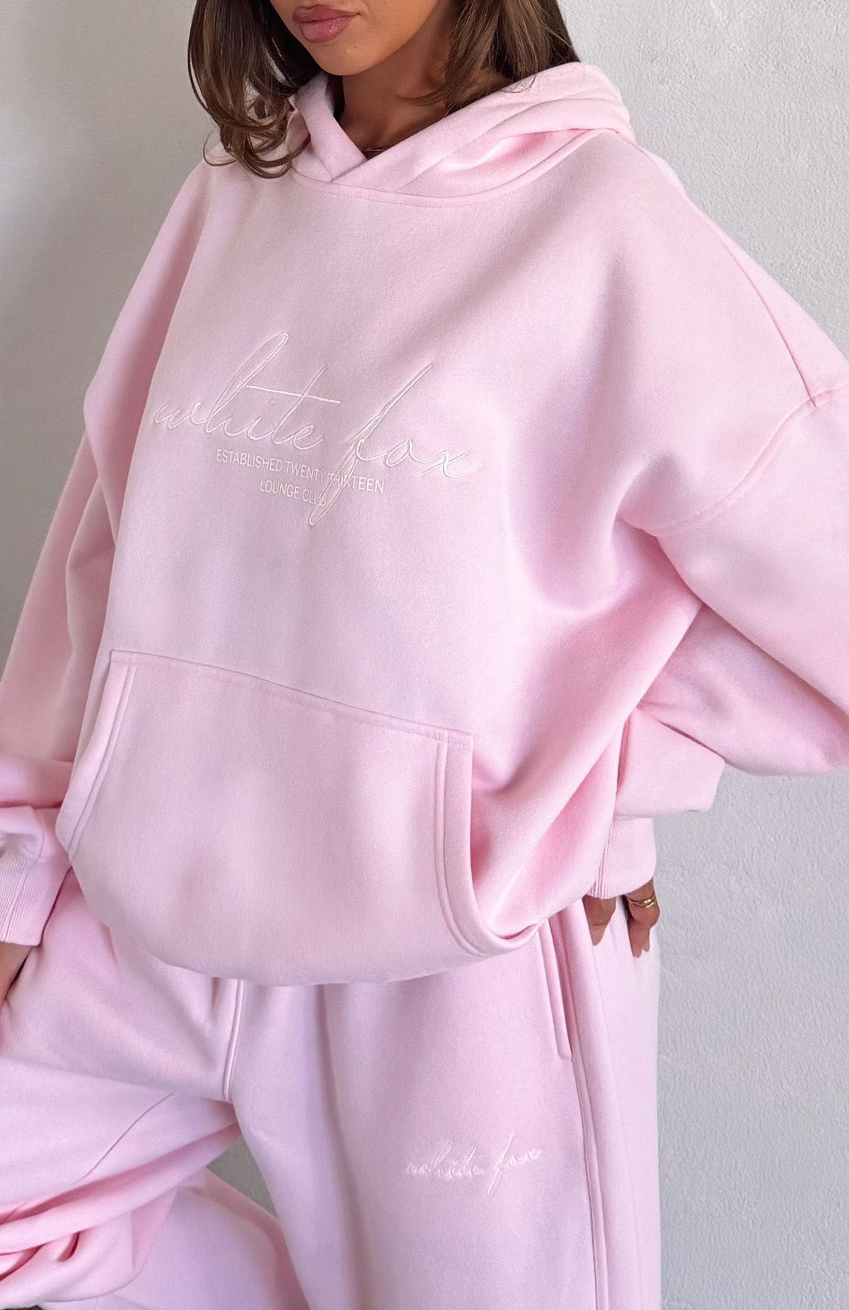 White Fox Know What You Want Oversized Hoodie Posy