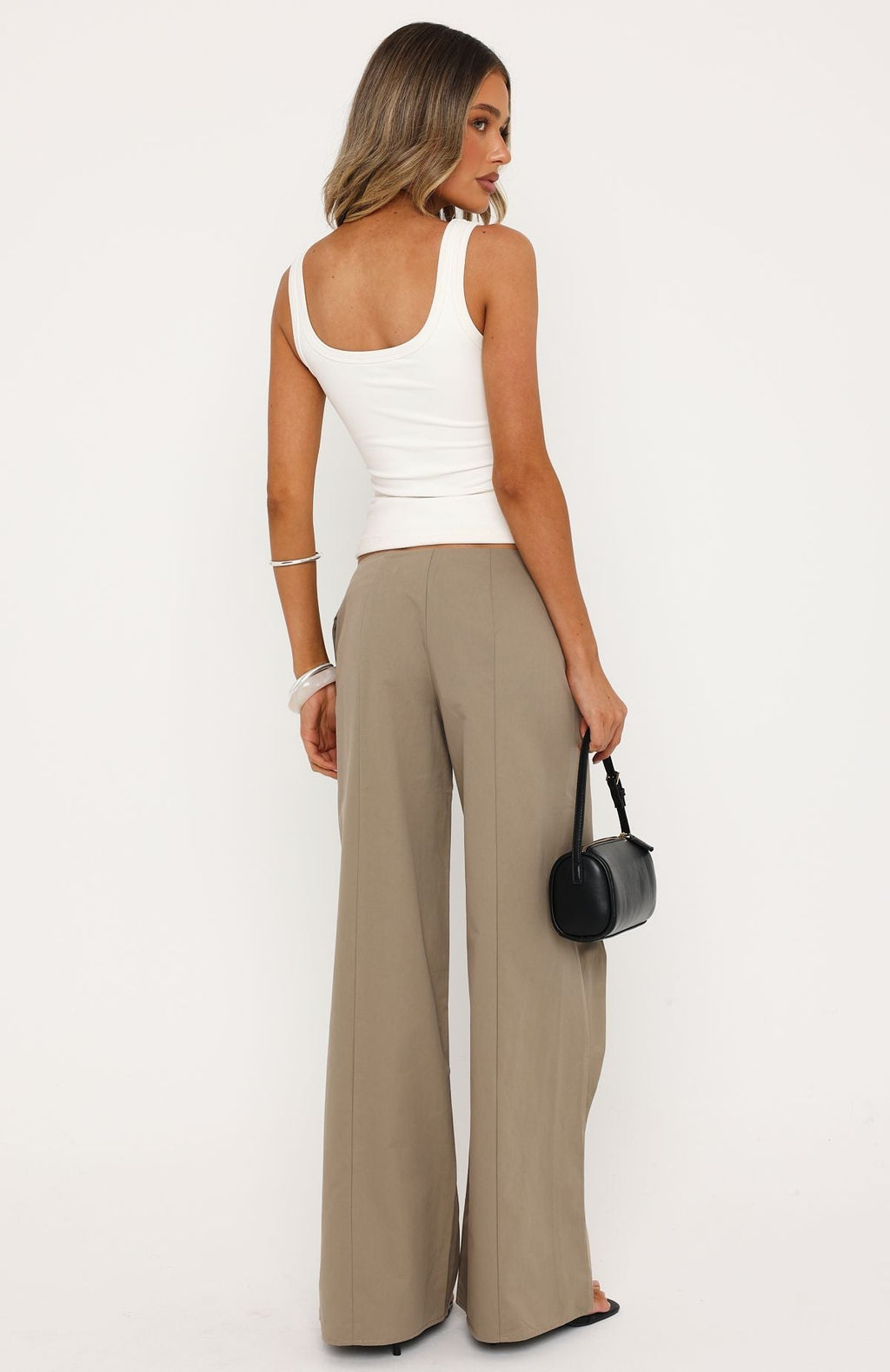 White Fox Suit Yourself Pants Taupe