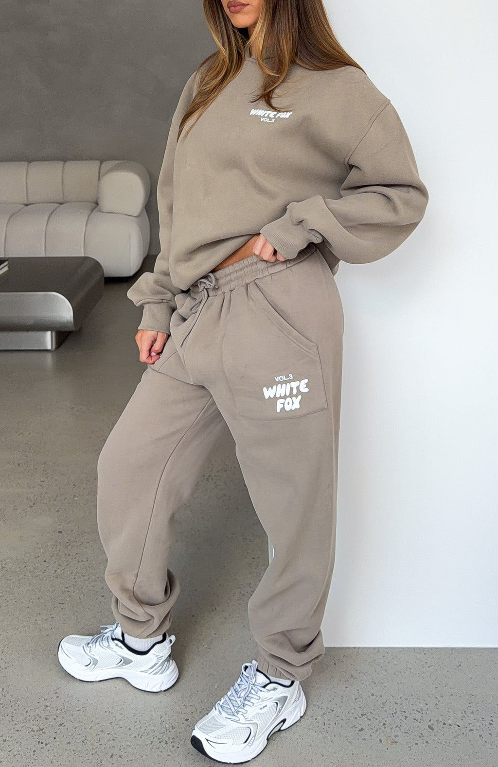 White Fox Offstage Sweatpants Fawn