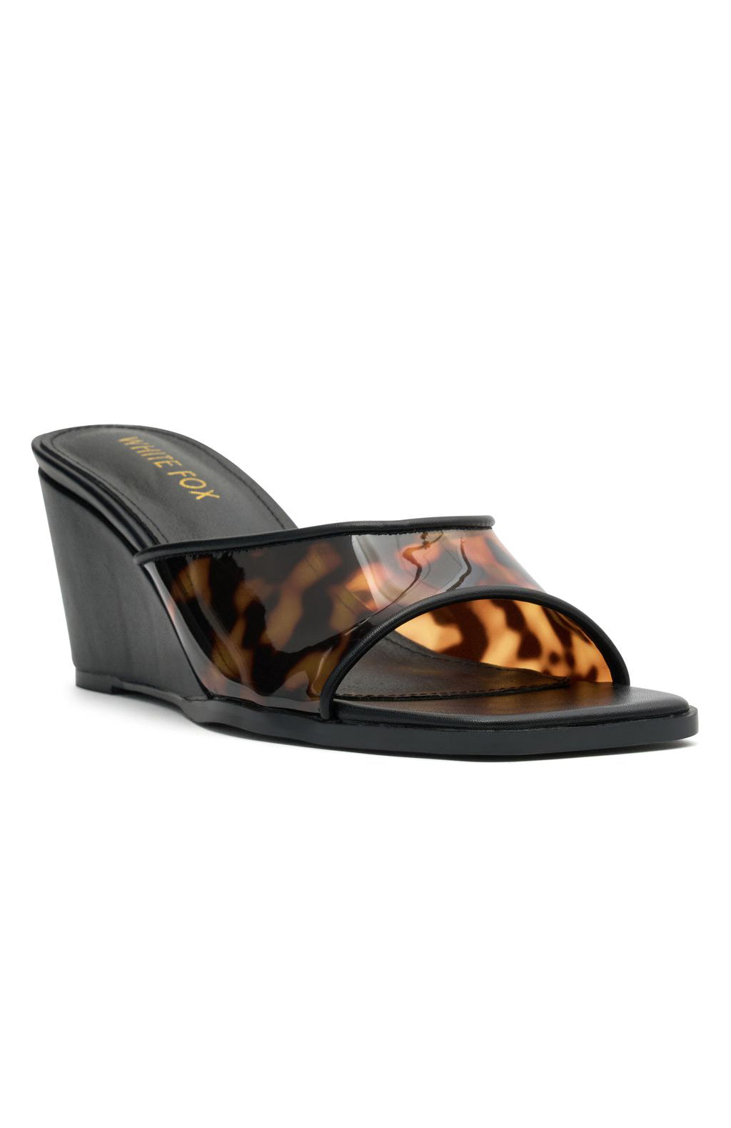 White Fox Giovanni Wedges Tortoise