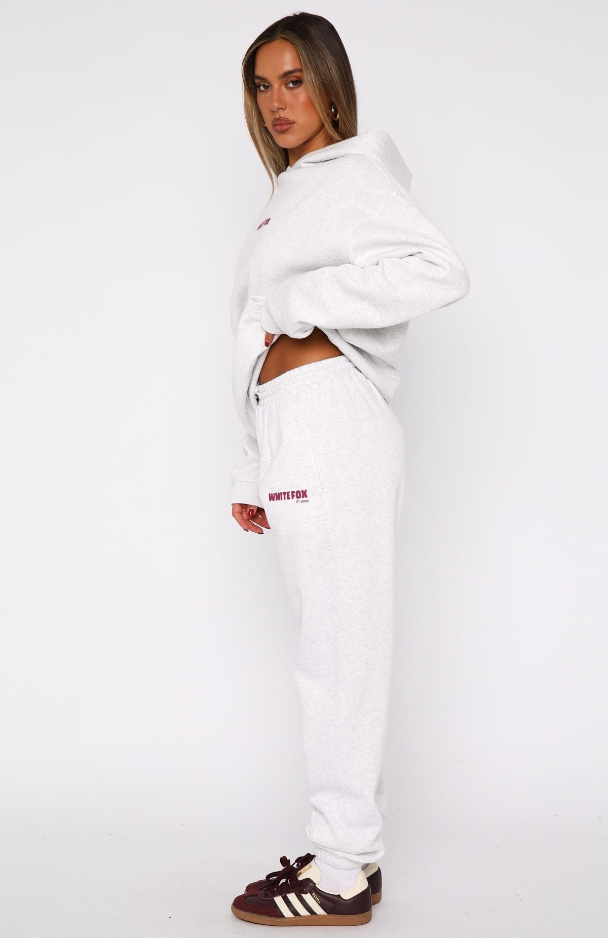 White Fox 11th Street New York Or Nowhere Sweatpants Berry Blast