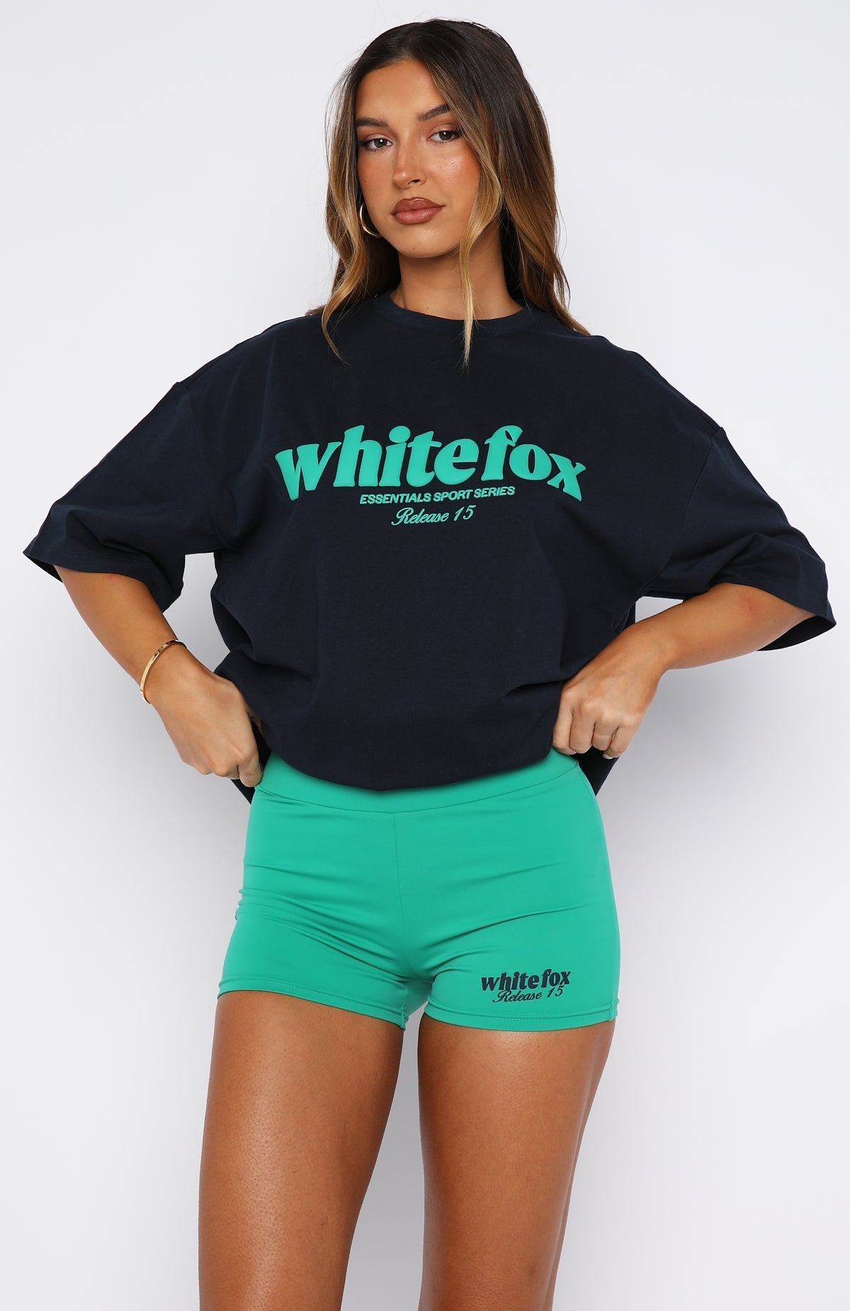 White Fox Release 15 Kiana Booty Shorts Green