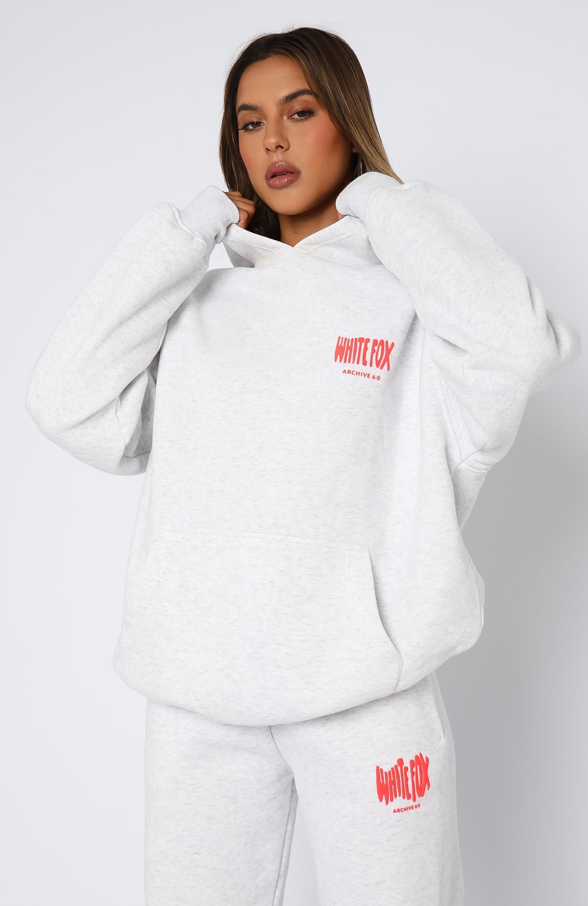 White Fox Archive 6.0 Oversized Hoodie Cloudburst