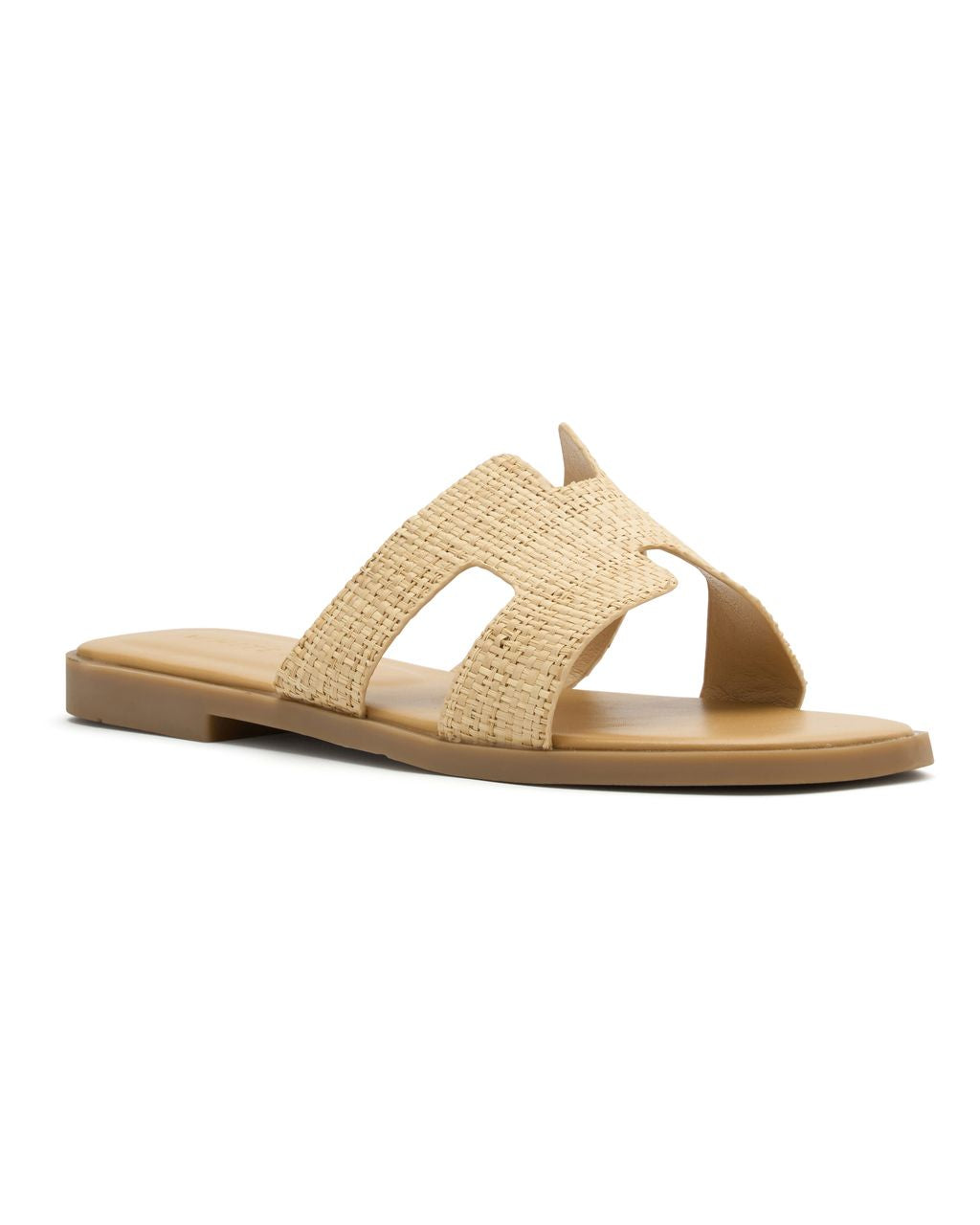 White Fox Kyra Sandals Natural Raffia