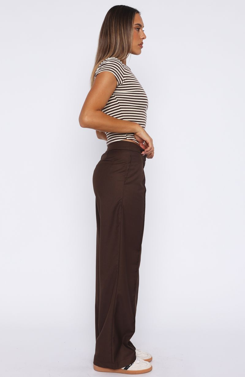 White Fox Keep It Cool Pants Chocolate