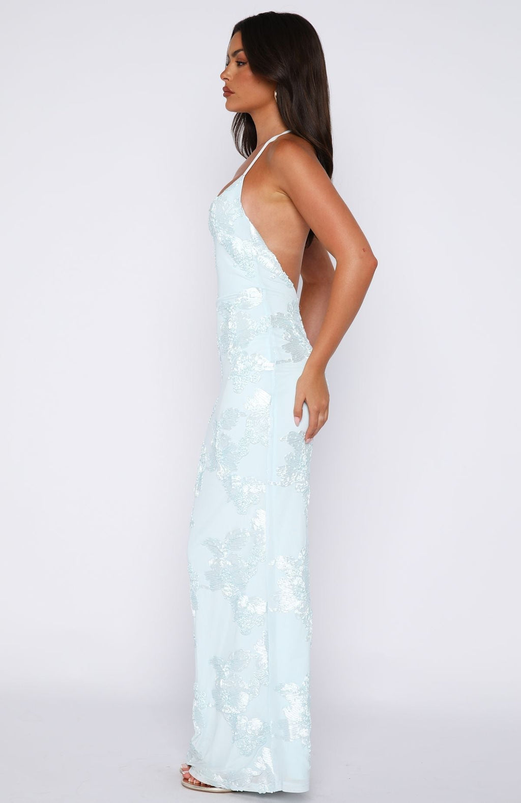 White Fox Summer Ready Maxi Dress Baby Blue