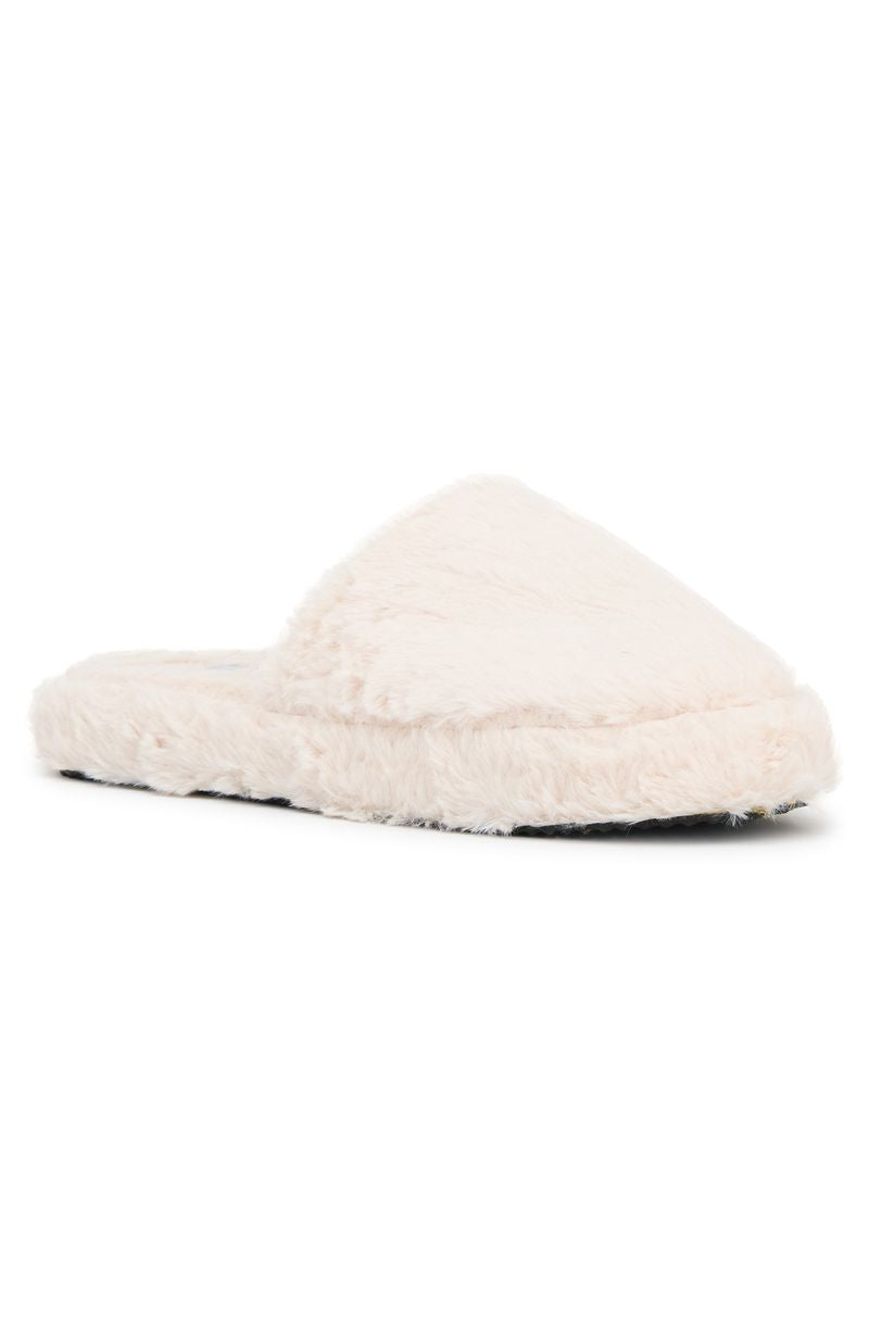 White Fox Carly Slippers Cream