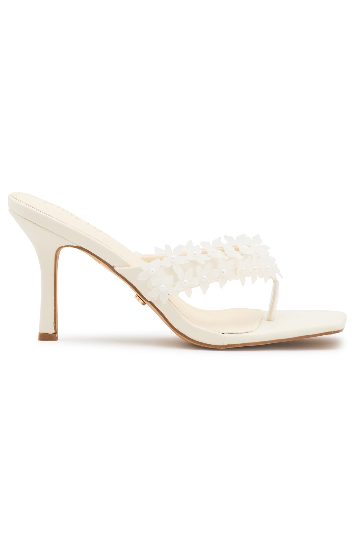 White Fox Rocco Mules Cream