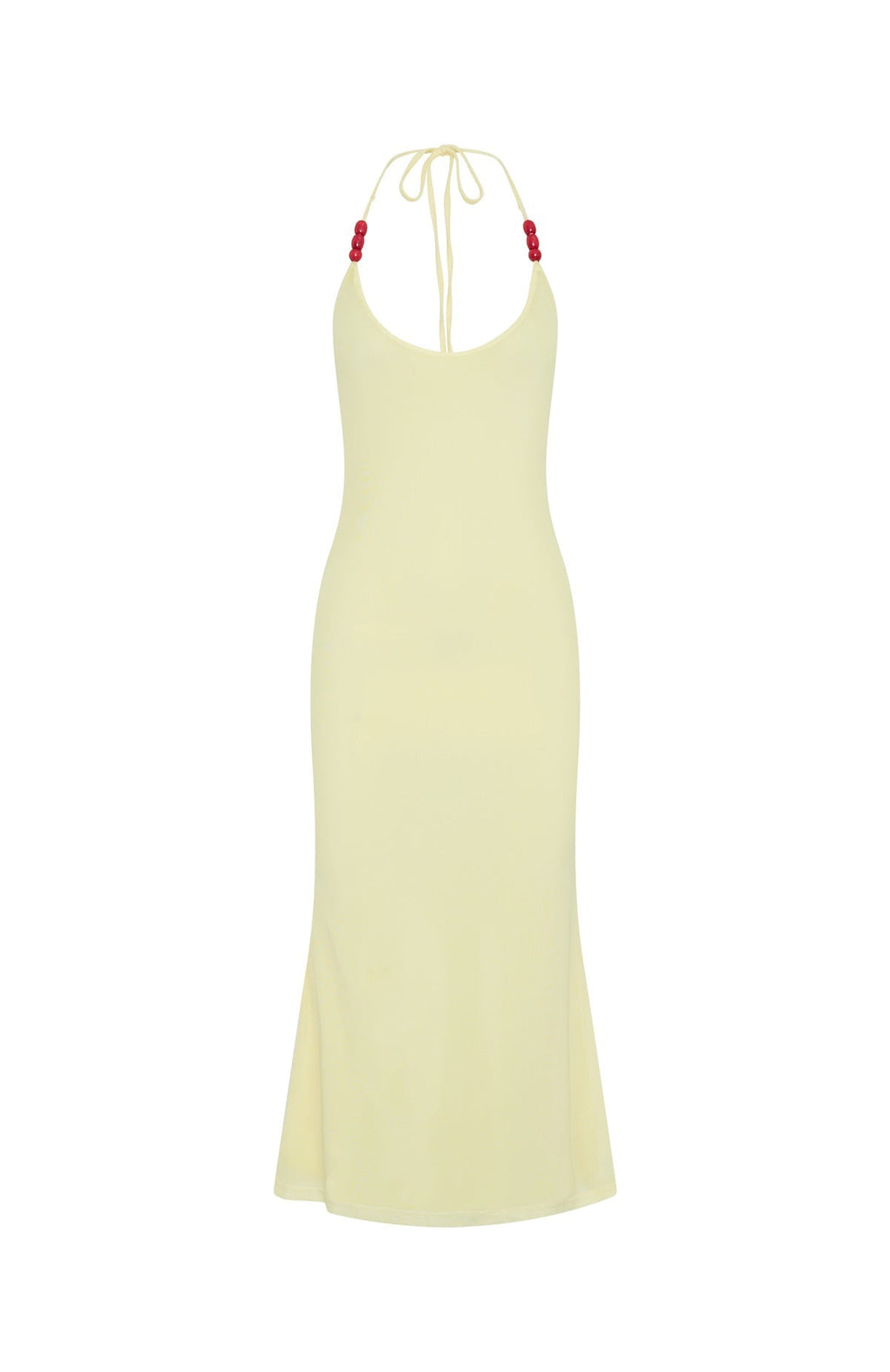 White Fox Tropic Like It's Hot Midi Dress Lemon
