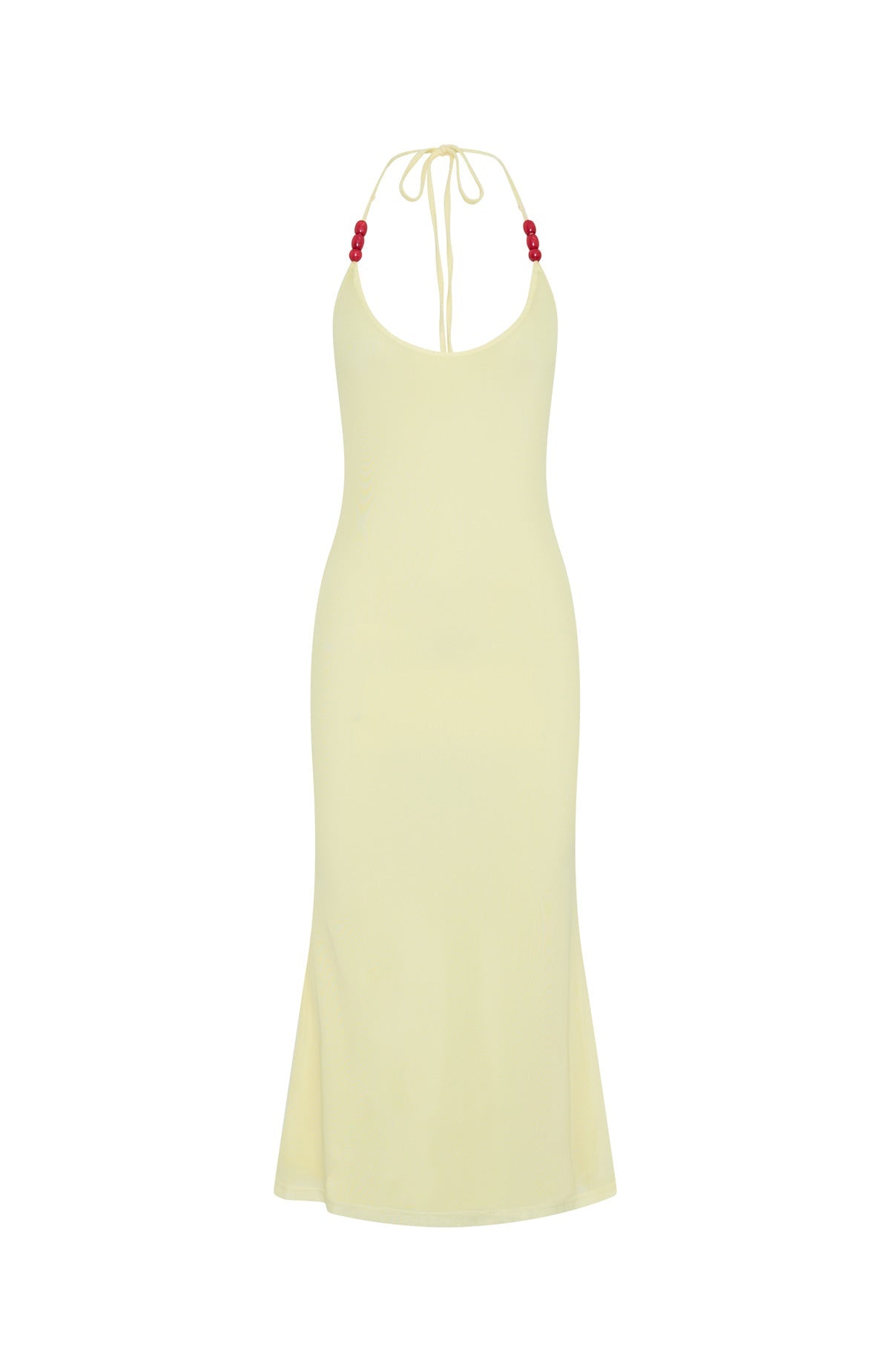 White Fox Tropic Like It's Hot Midi Dress Lemon