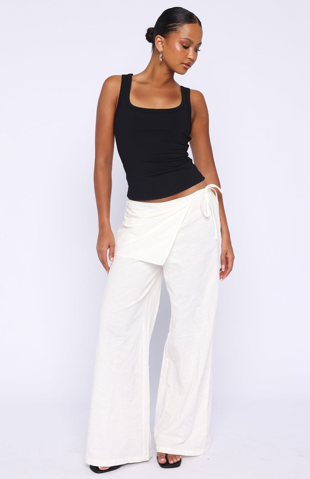 White Fox Off Beat Pants Off White