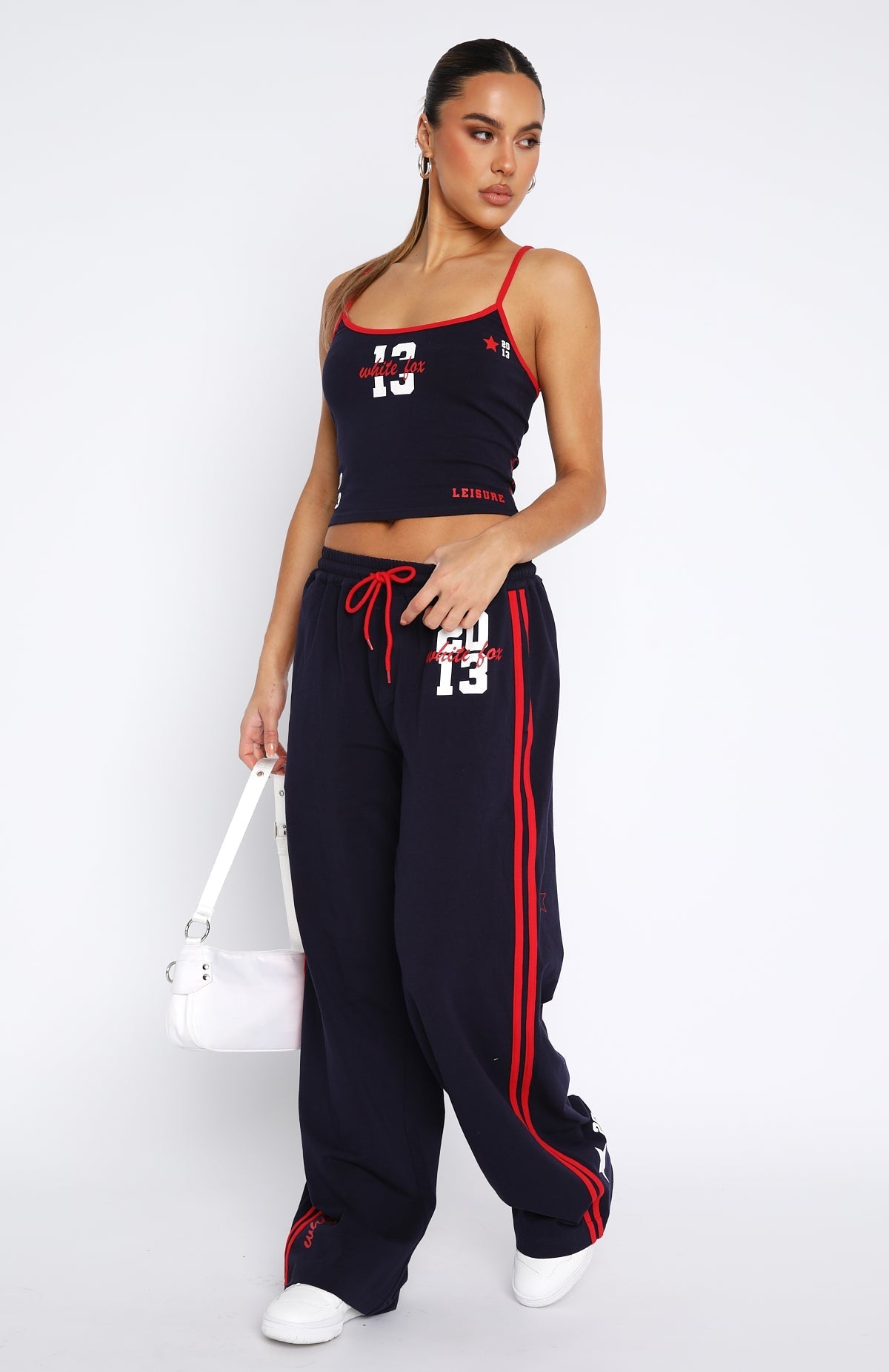 White Fox All Star Season Track Pants Navy
