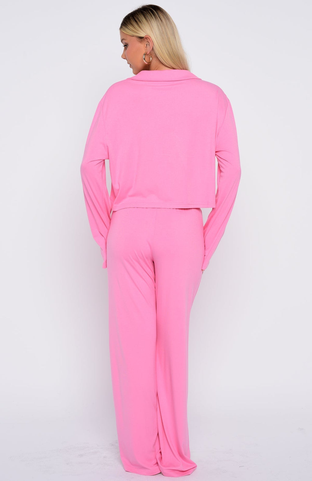 White Fox Bedtime Bliss Pyjama Set Bubblegum Pink