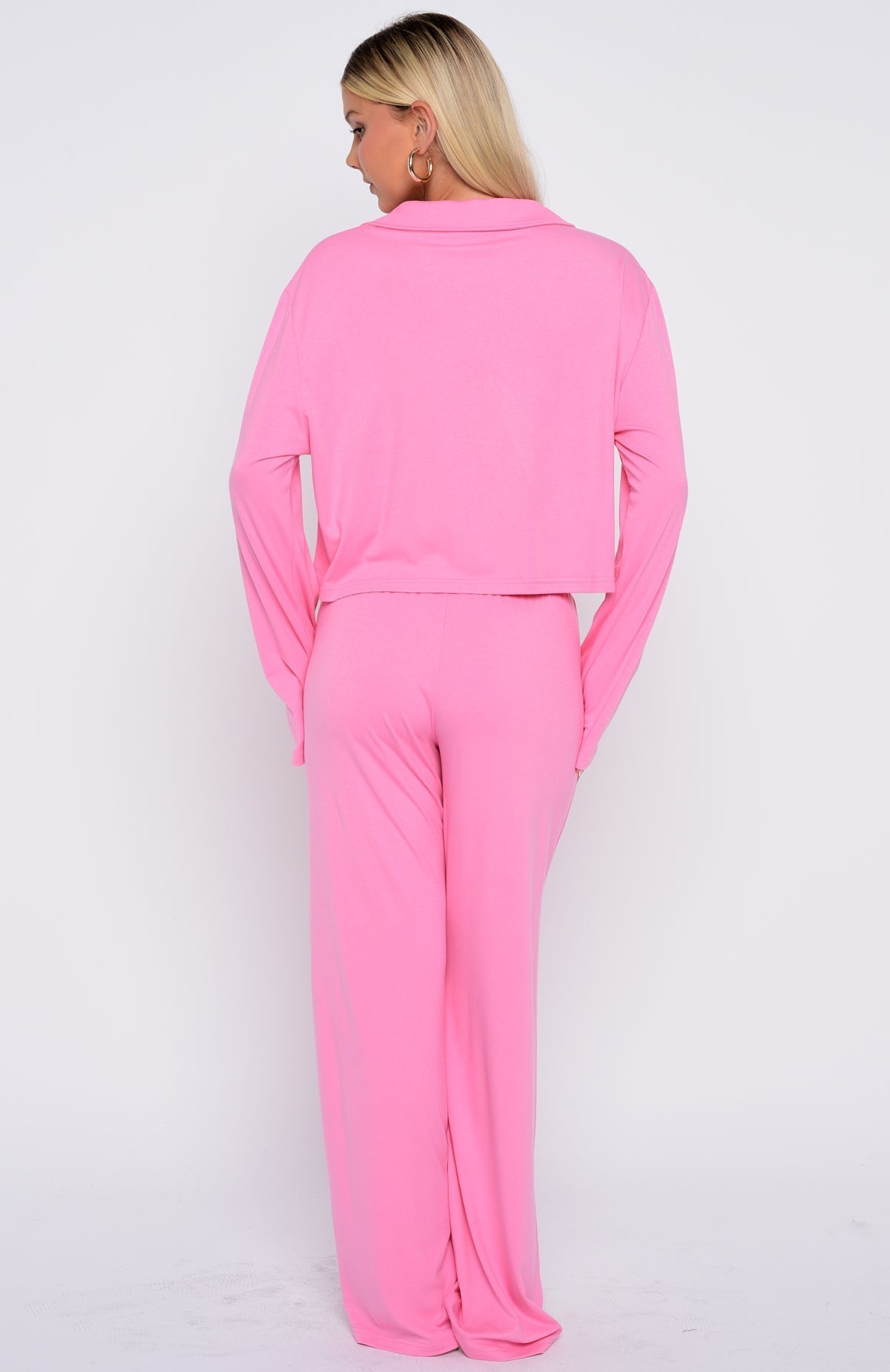 White Fox Bedtime Bliss Pyjama Set Bubblegum Pink