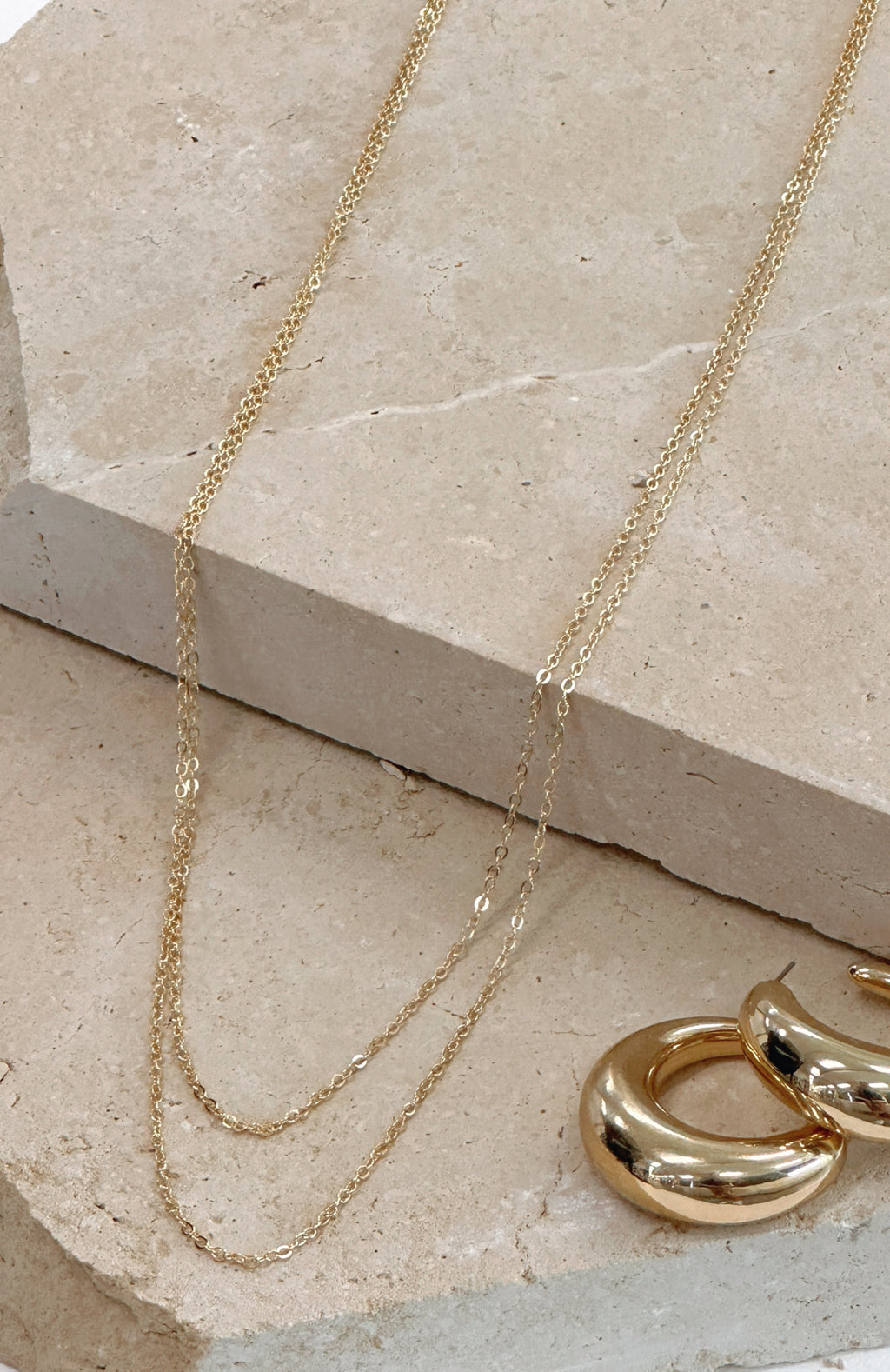 White Fox Camila Body Chain Gold