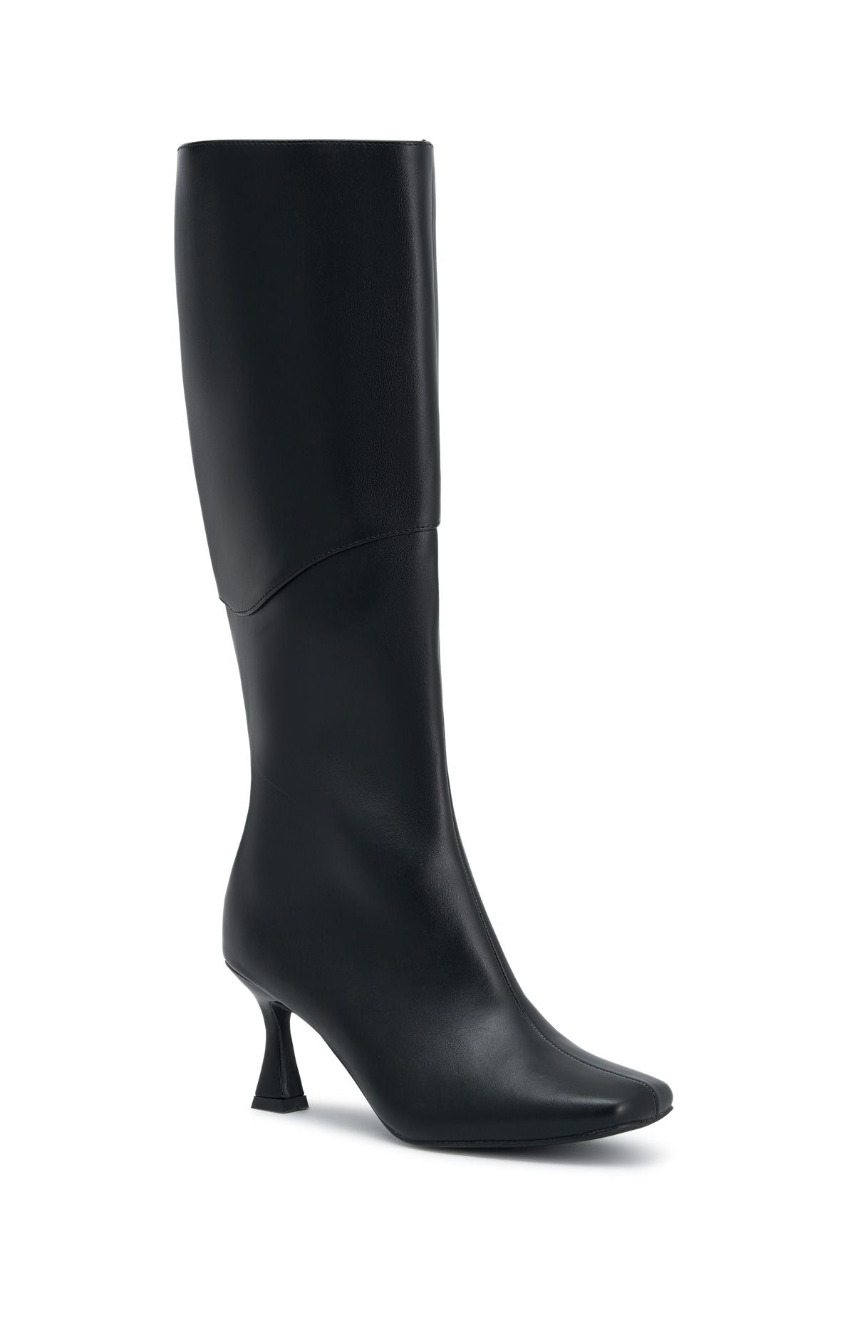 White Fox Adriel Knee High Boots Black