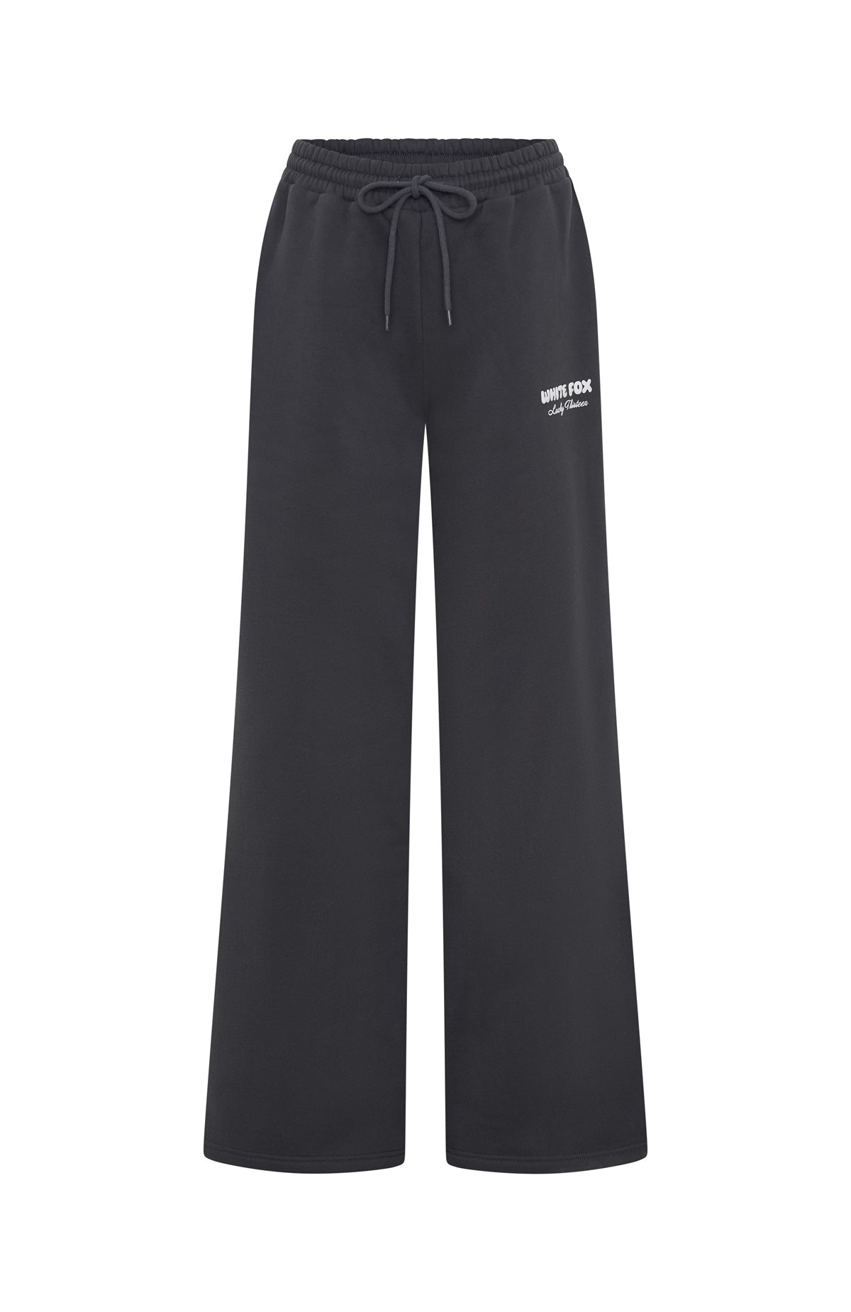White Fox Lucky Thirteen Audrina Wide Leg Sweatpants Volcanic