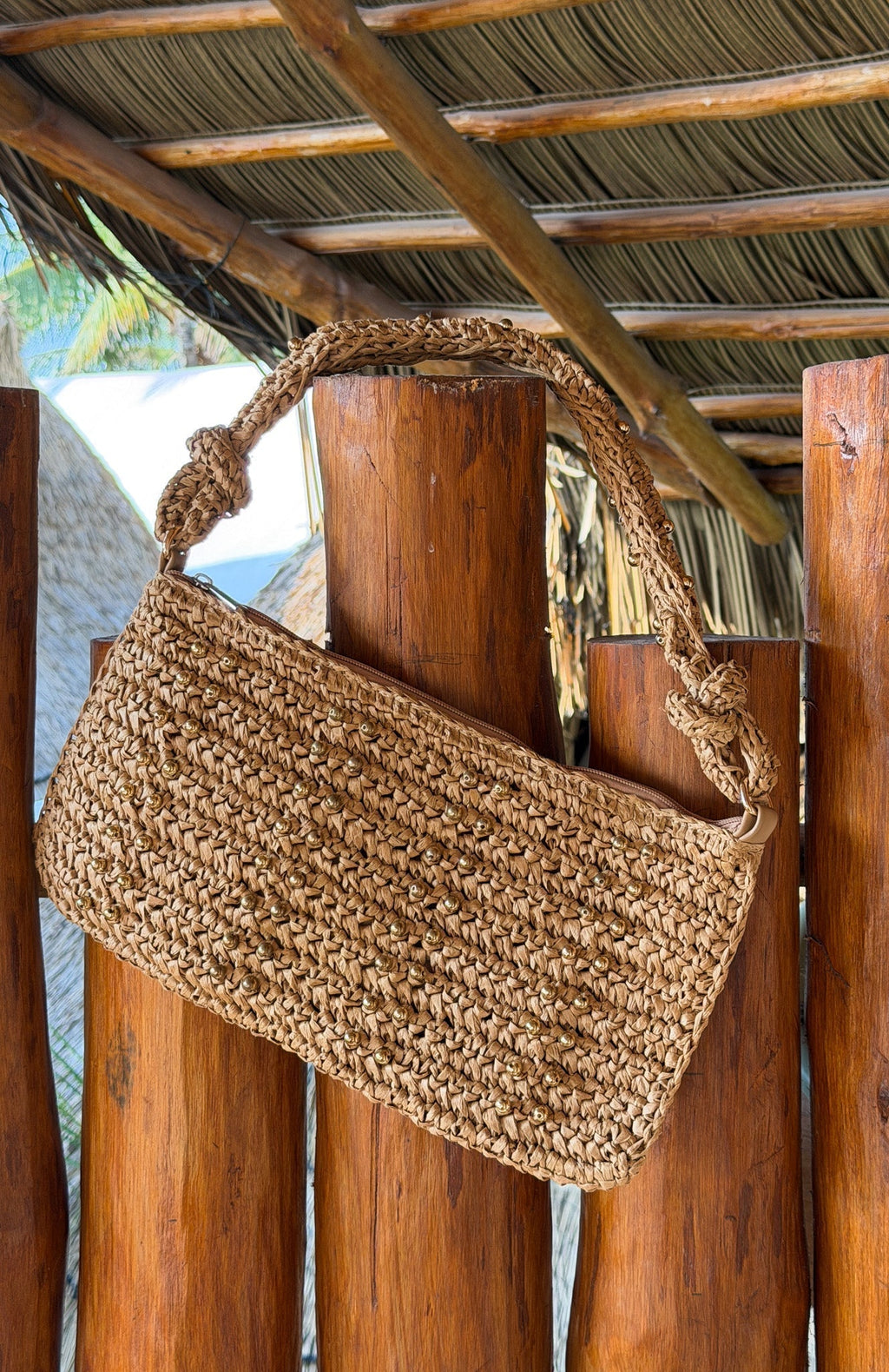 White Fox Ziva Shoulder Bag Natural