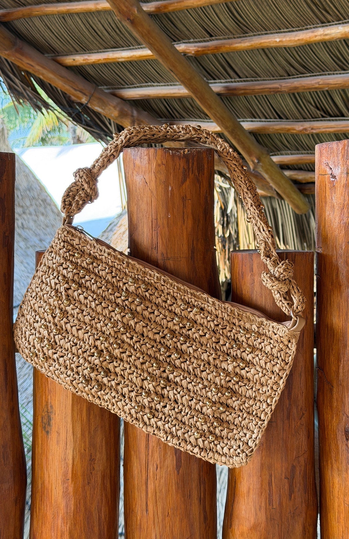 White Fox Ziva Shoulder Bag Natural